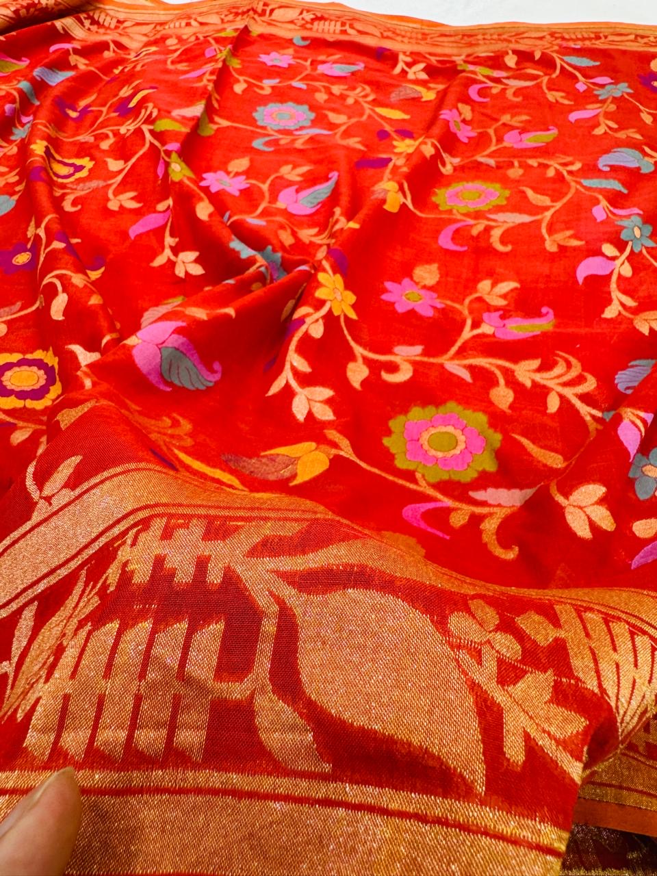 Cotton Jamdani Saree