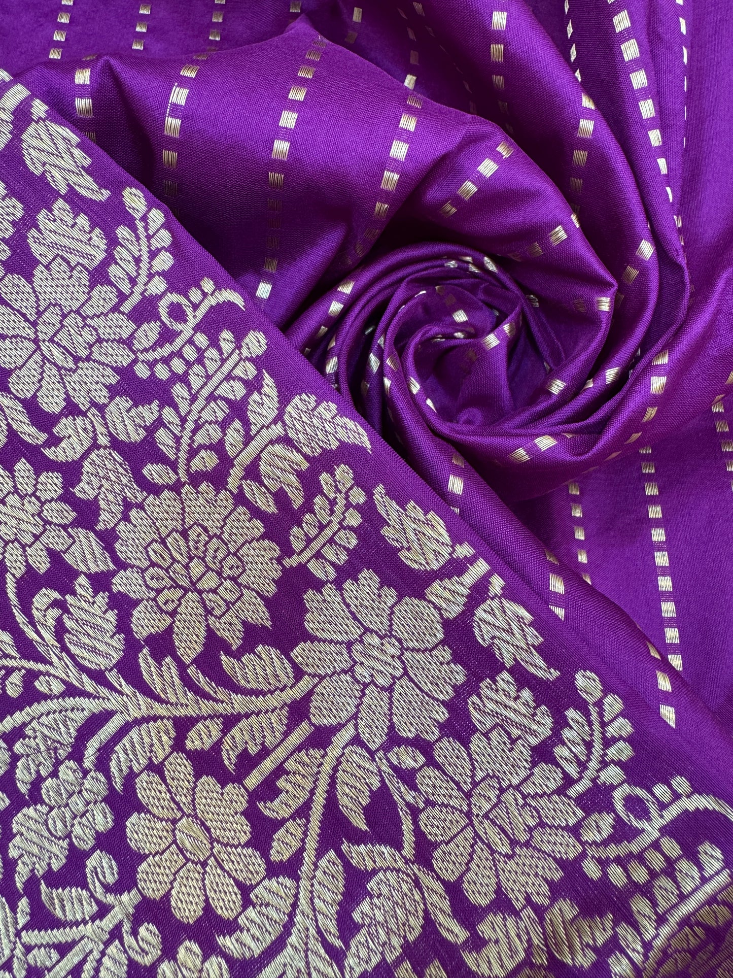 Pure Banarasi Katan Silk Brocade Sarees