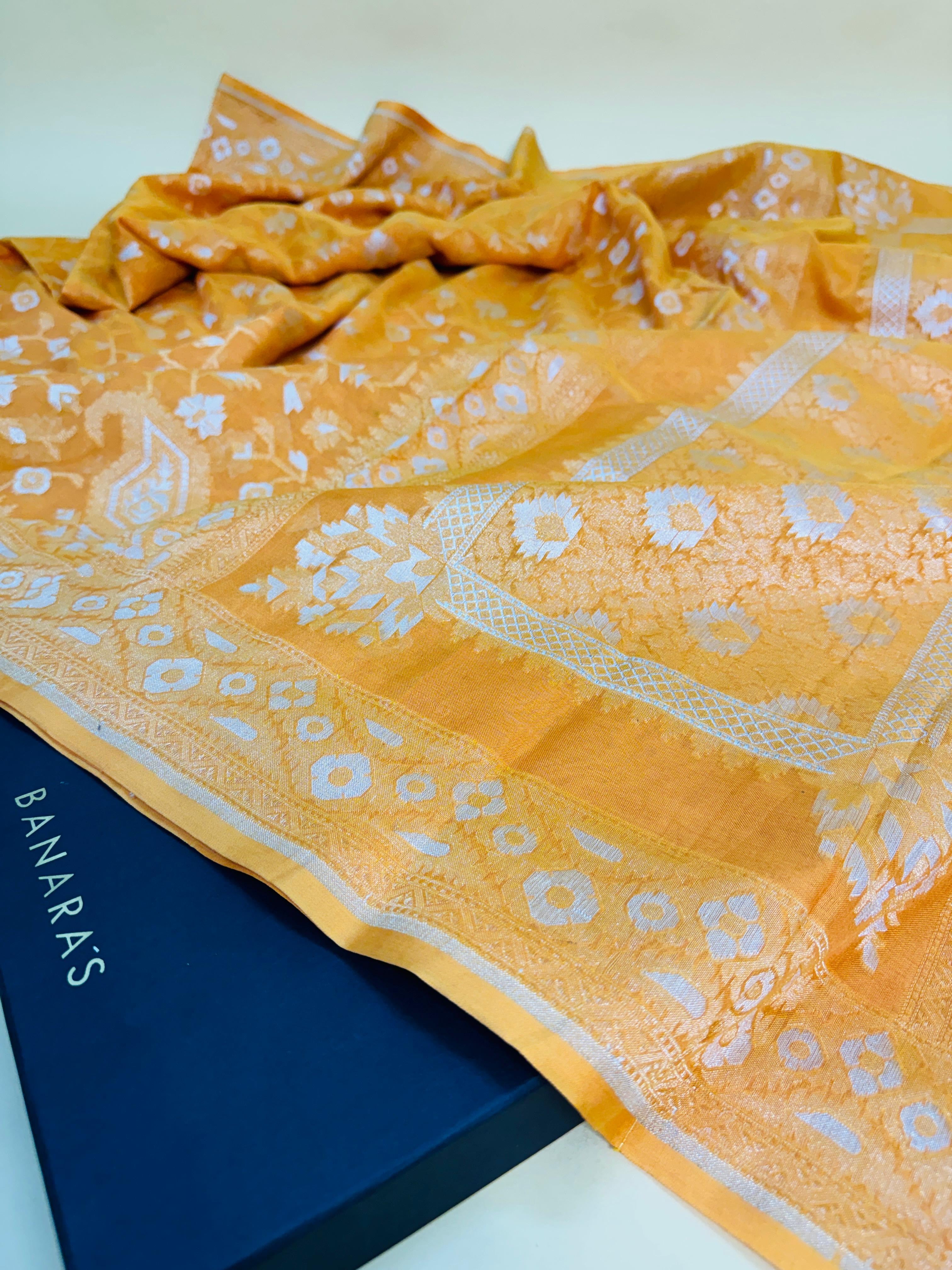 Pure Cotton Jamdani Jaal Saree