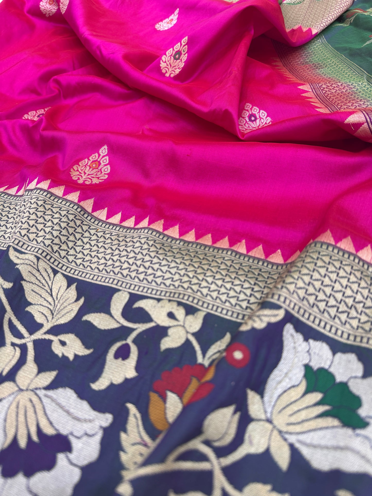 Pure Banarasi Katan Silk Paithani Saree