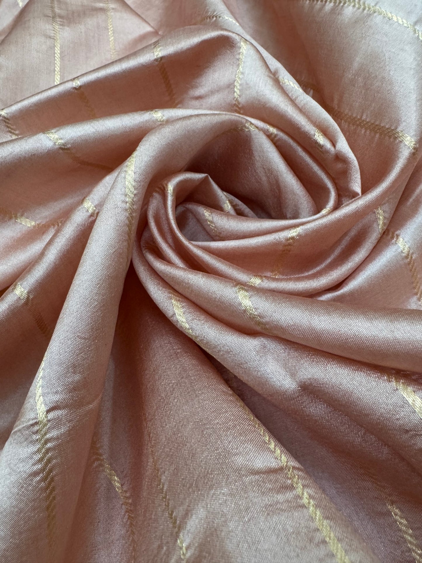 Pure Banarasi Dupion Silk Kadhwa Buta Satin Border Saree