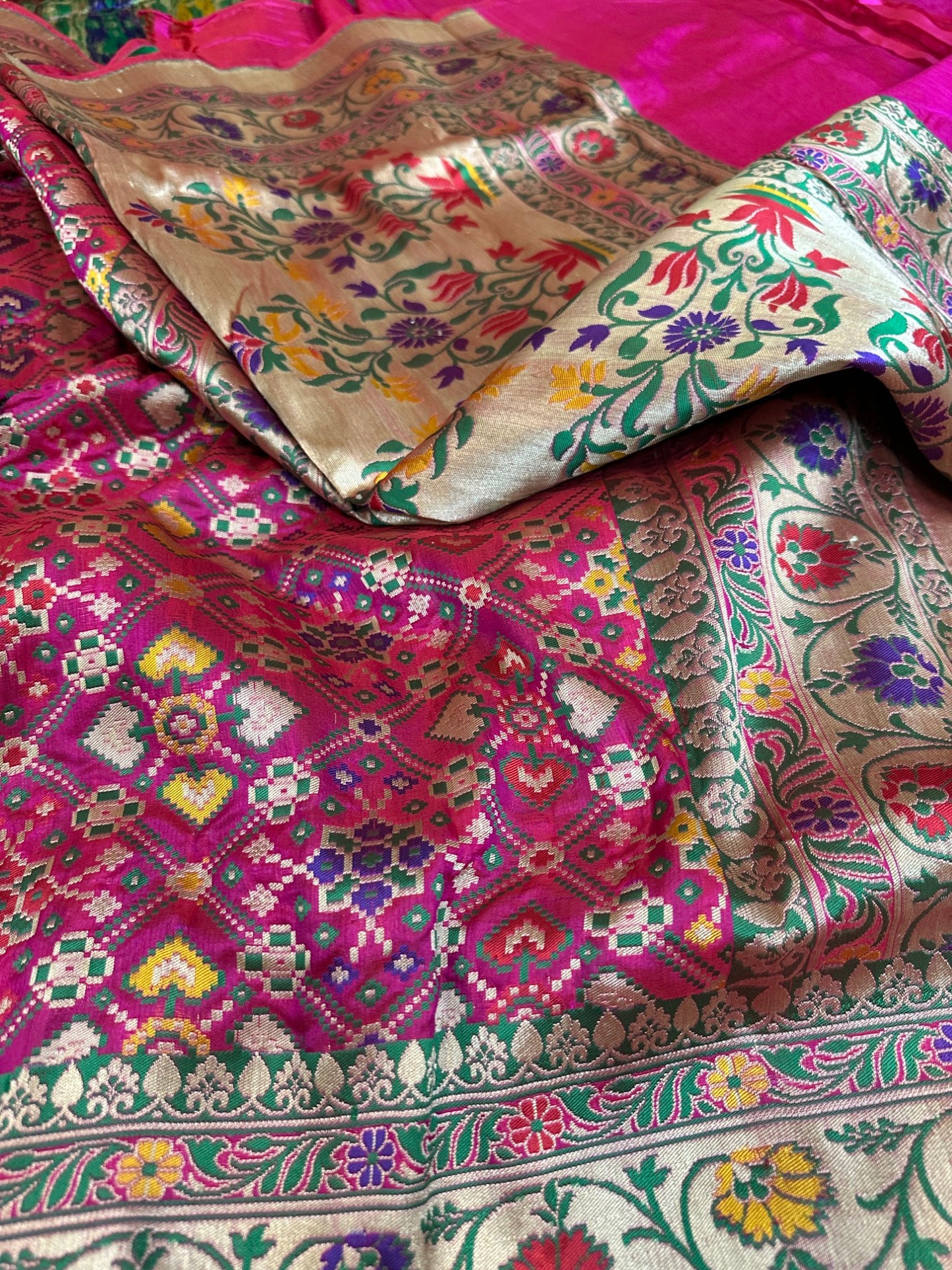 Pure Banarasi Katan Silk Patola Saree