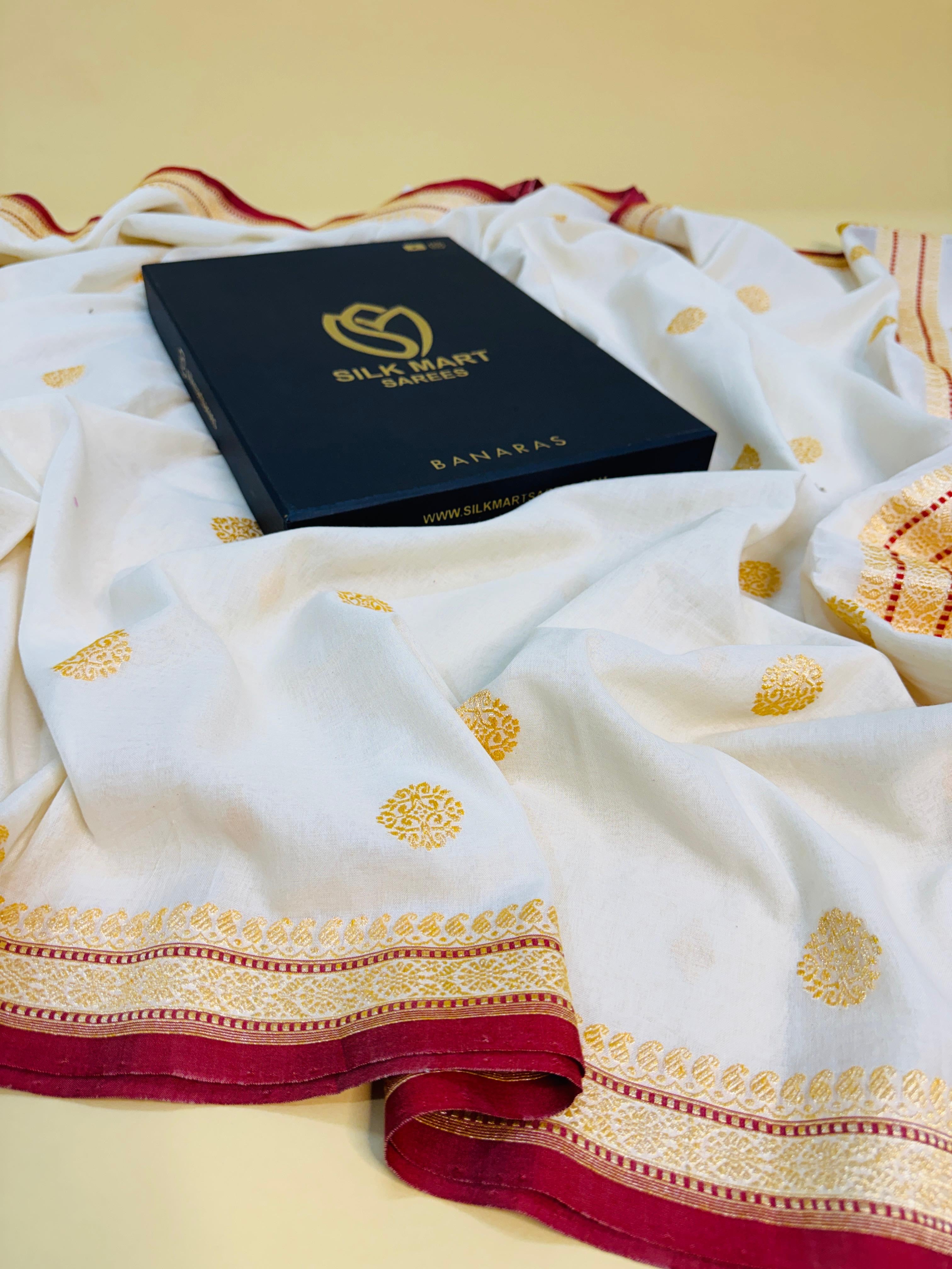 Bengali Style Buti Saree