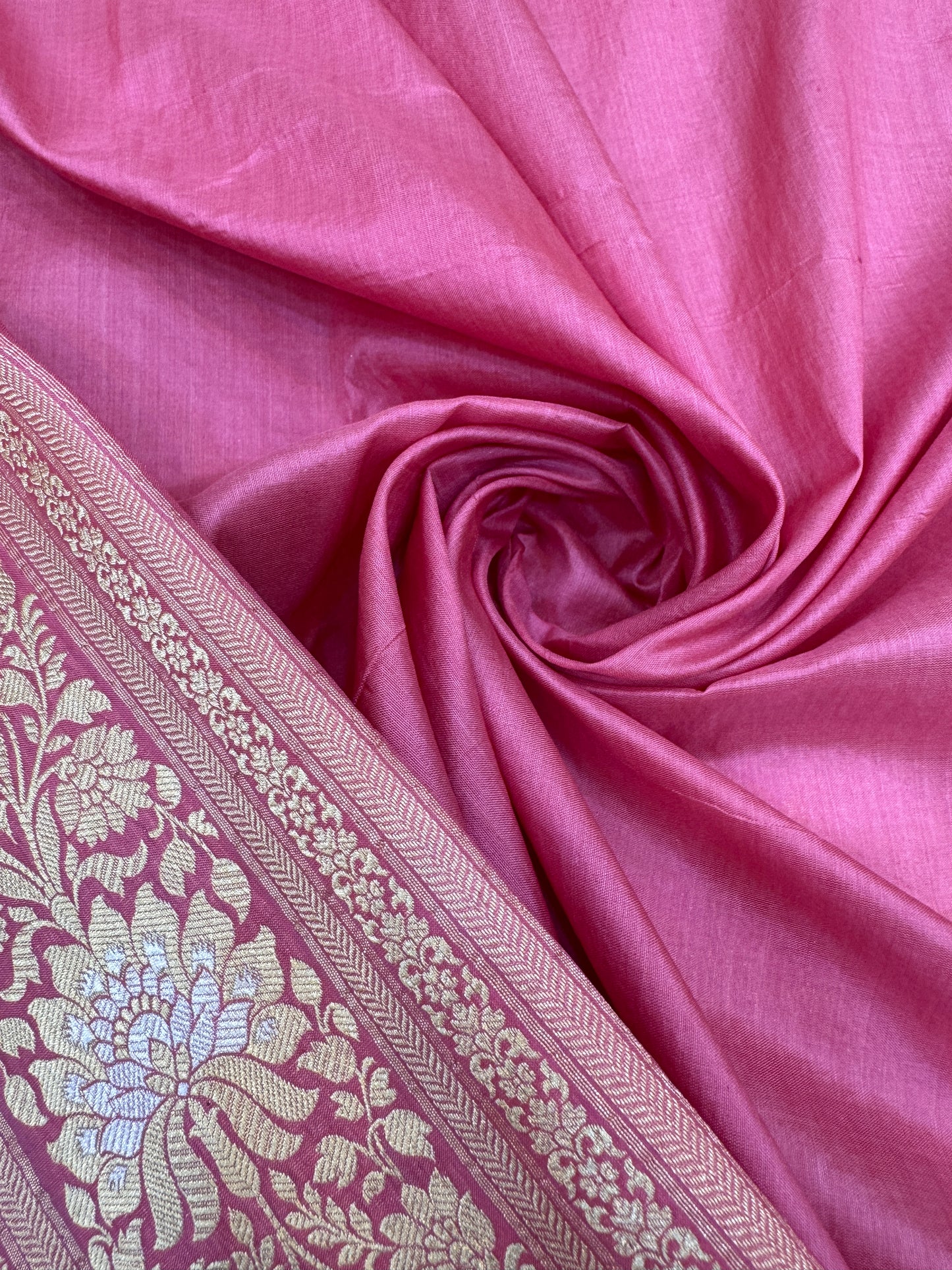 Pure Banarasi Katan Silk Sona Mina Jaal Saree