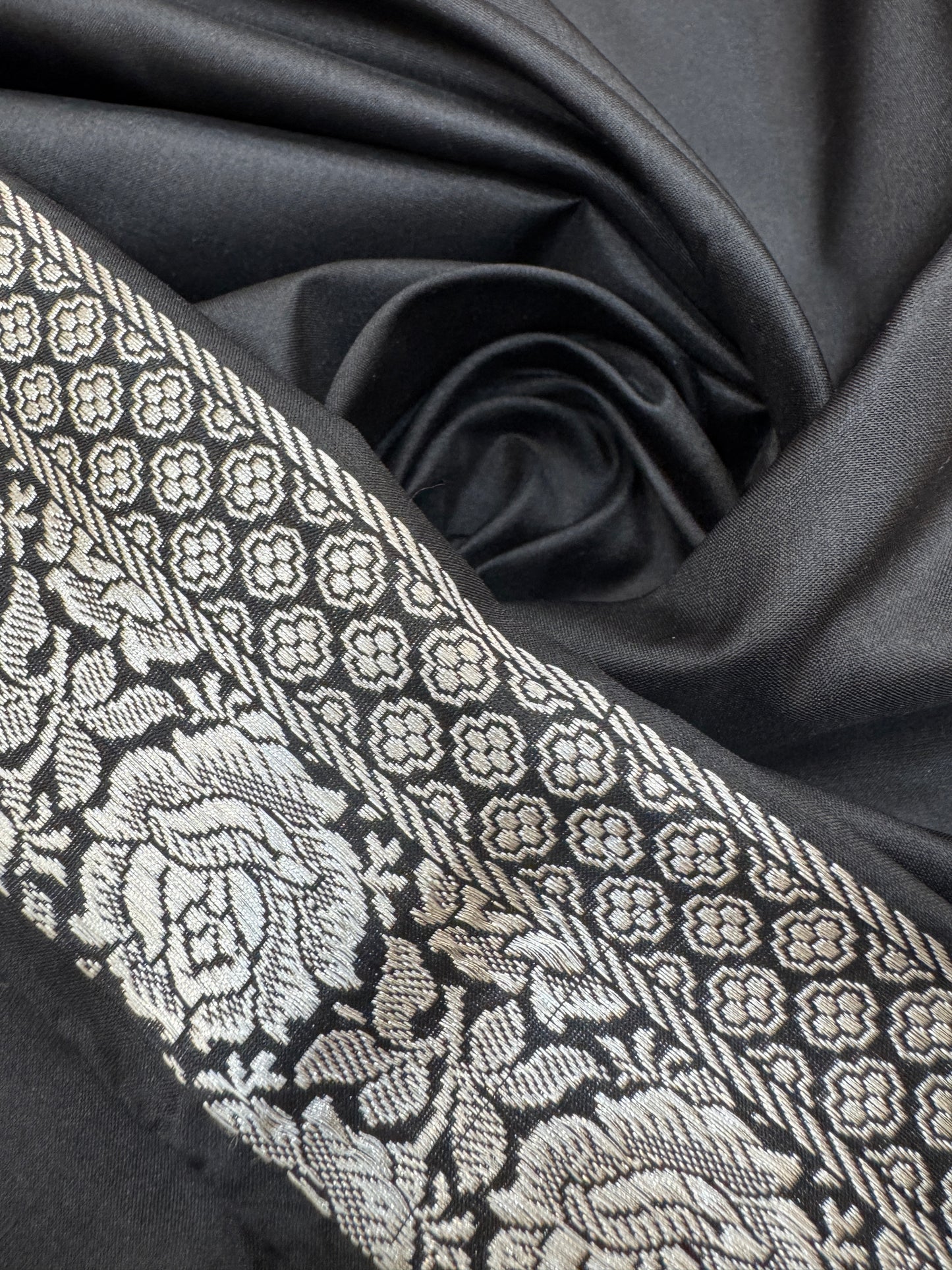 Pure Banarasi Katan Silk Brocade Sarees