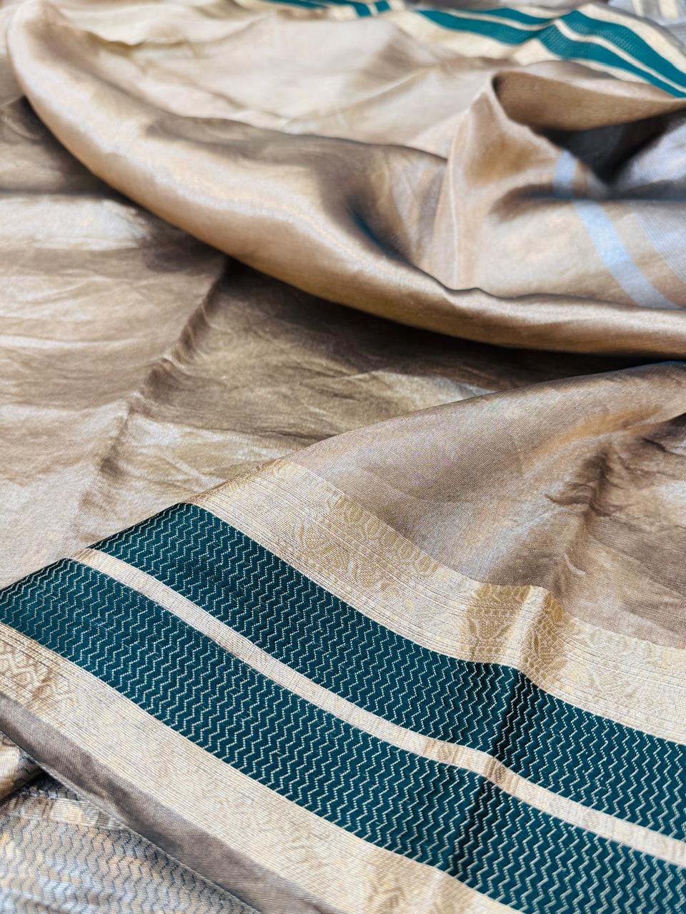 Pure Banarasi Tissue Silk Saree