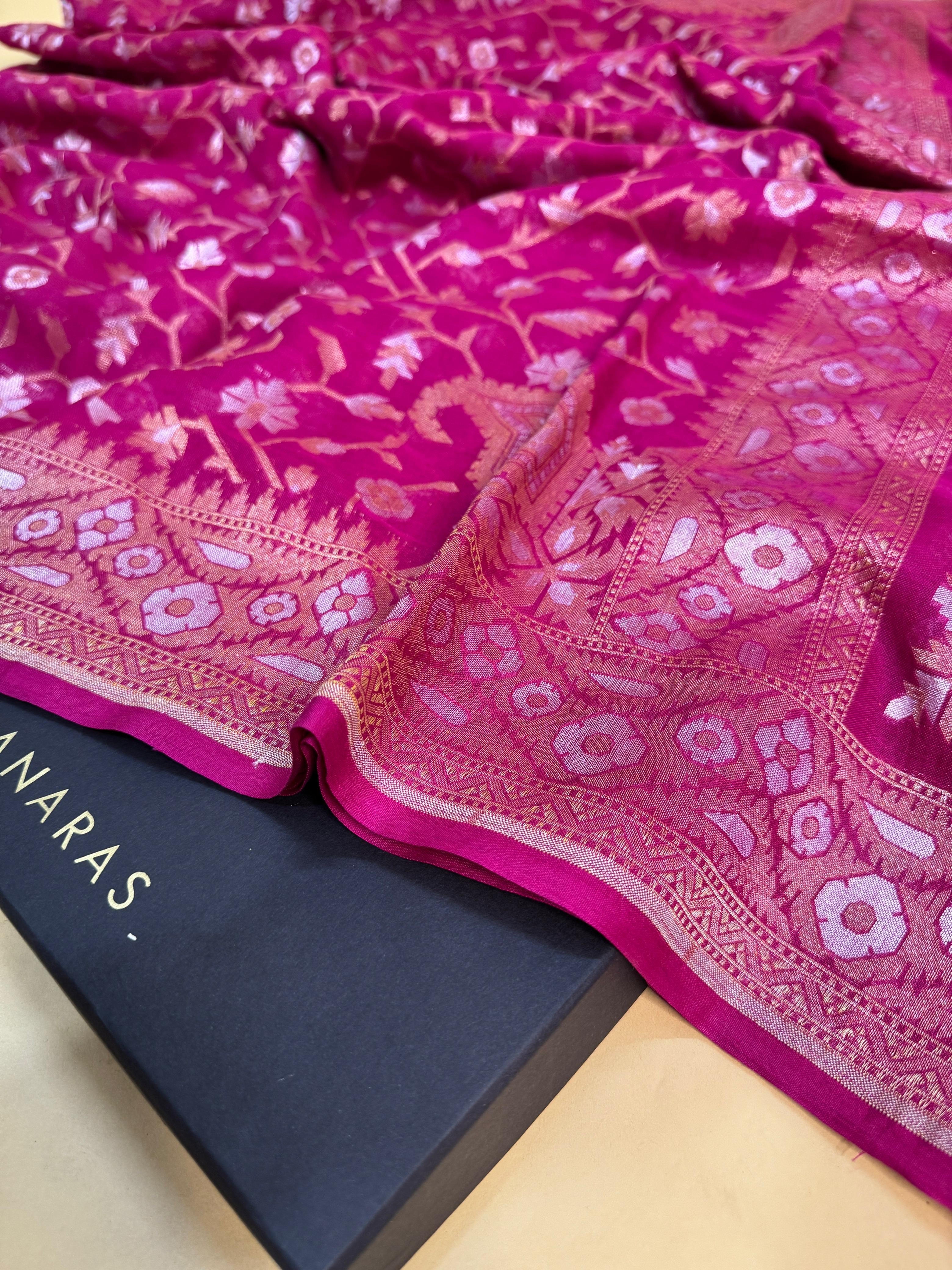 Pure Cotton Jamdani Jaal Saree