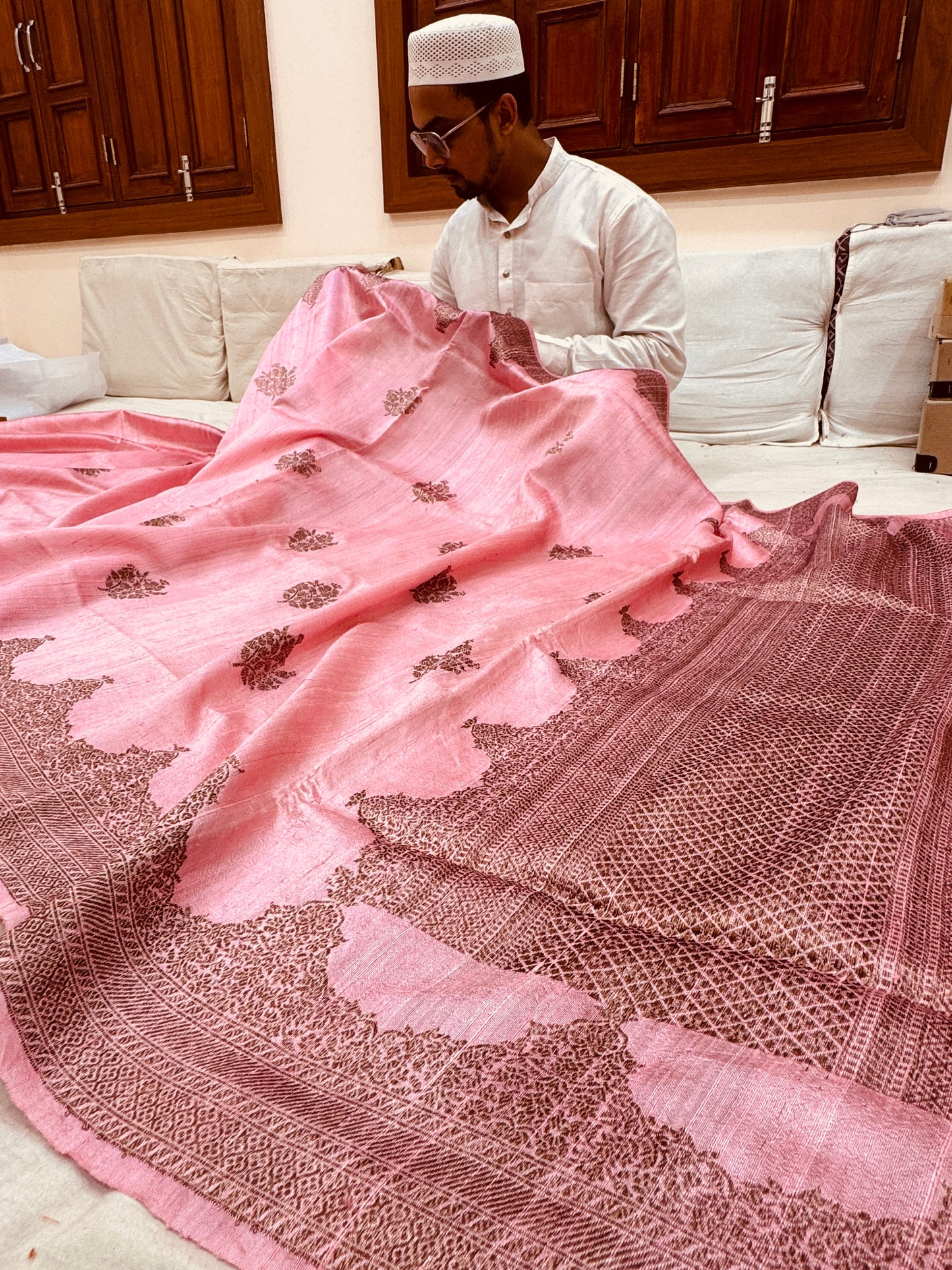 Pure Banarasi Raw Silk Saree