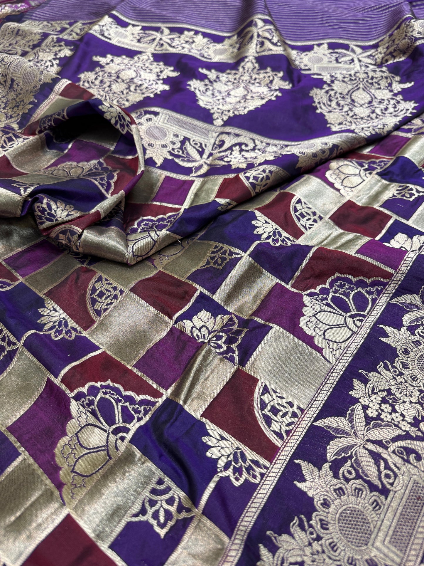 Pure Banarasi Katan Silk Rangkaat Saree
