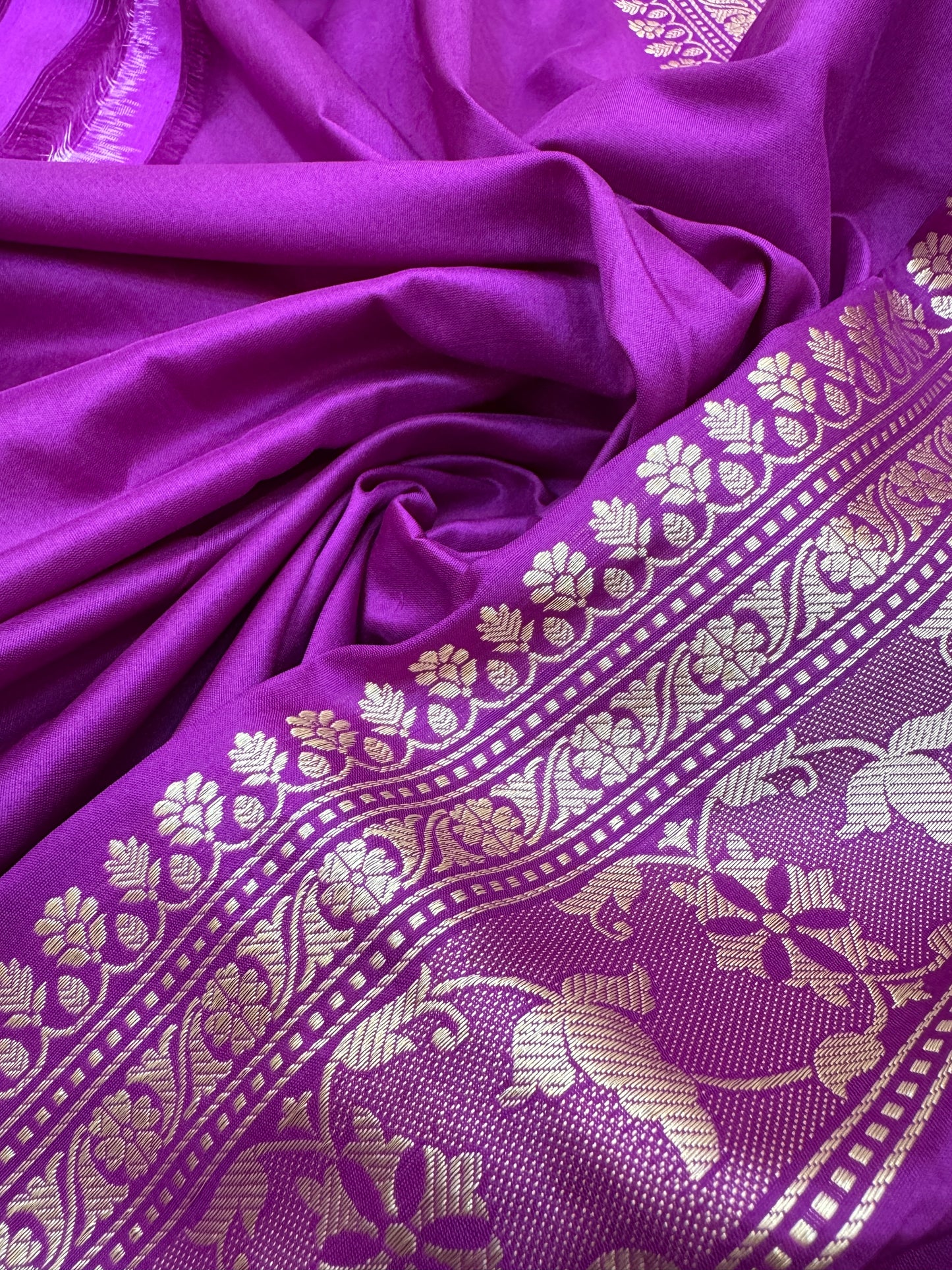 Pure Banarasi Katan Silk Brocade Saree