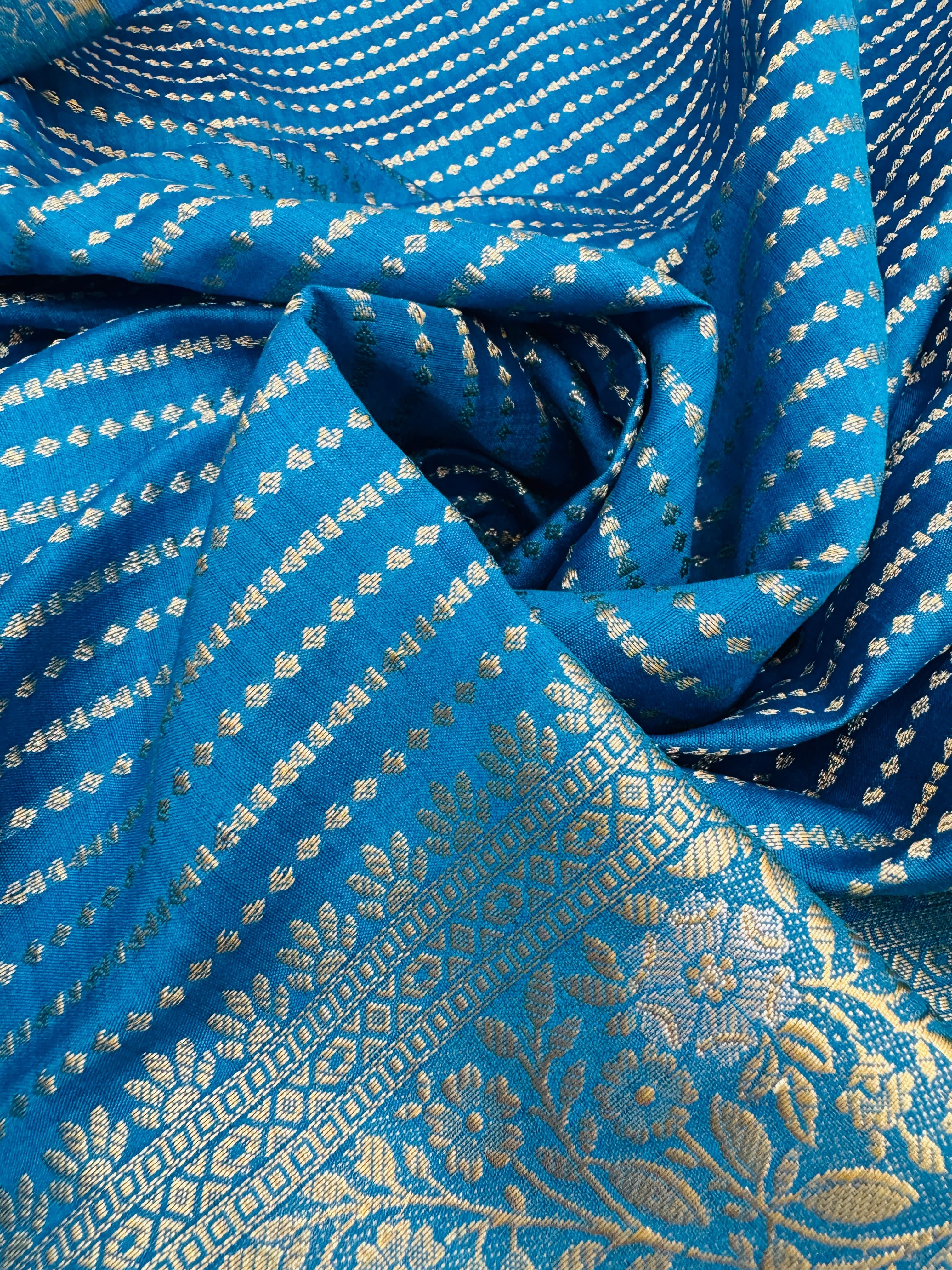 Pure Banarasi Chiniya Silk Sona Rupa Saree