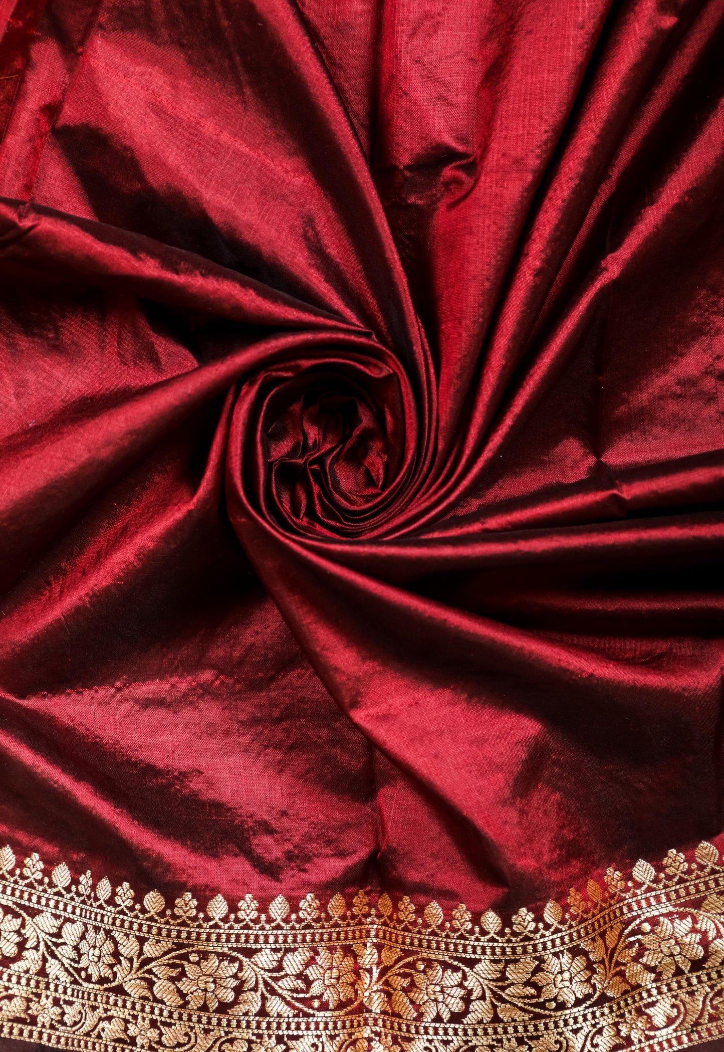Pure Katan Silk Chunri Buti Banarasi Saree