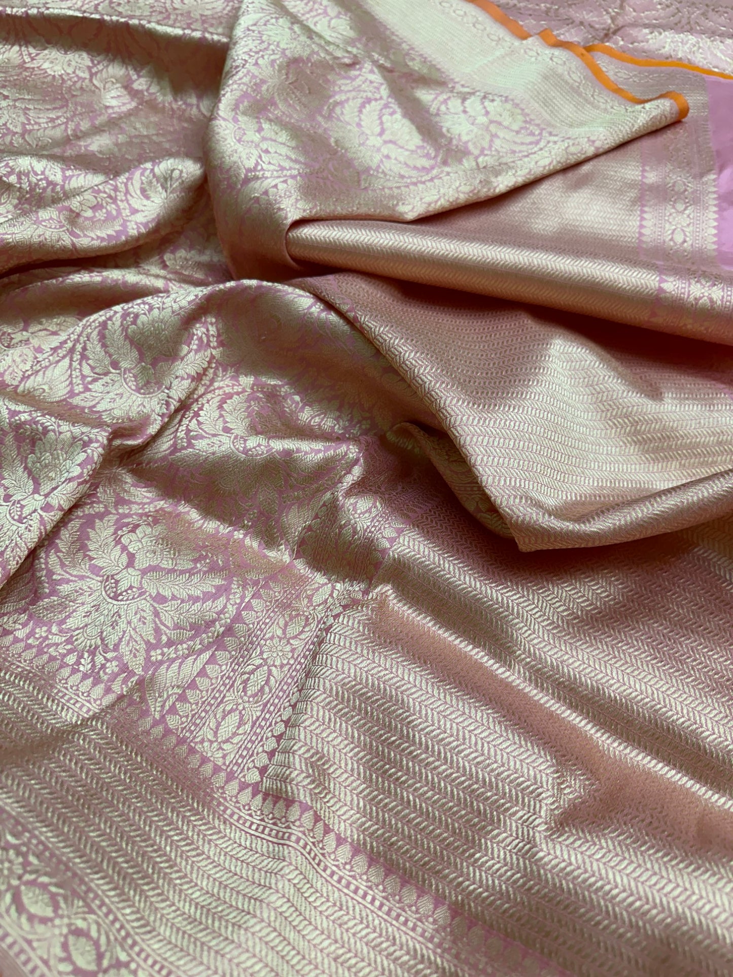 Pure Banarasi Katan Silk Brocade Saree