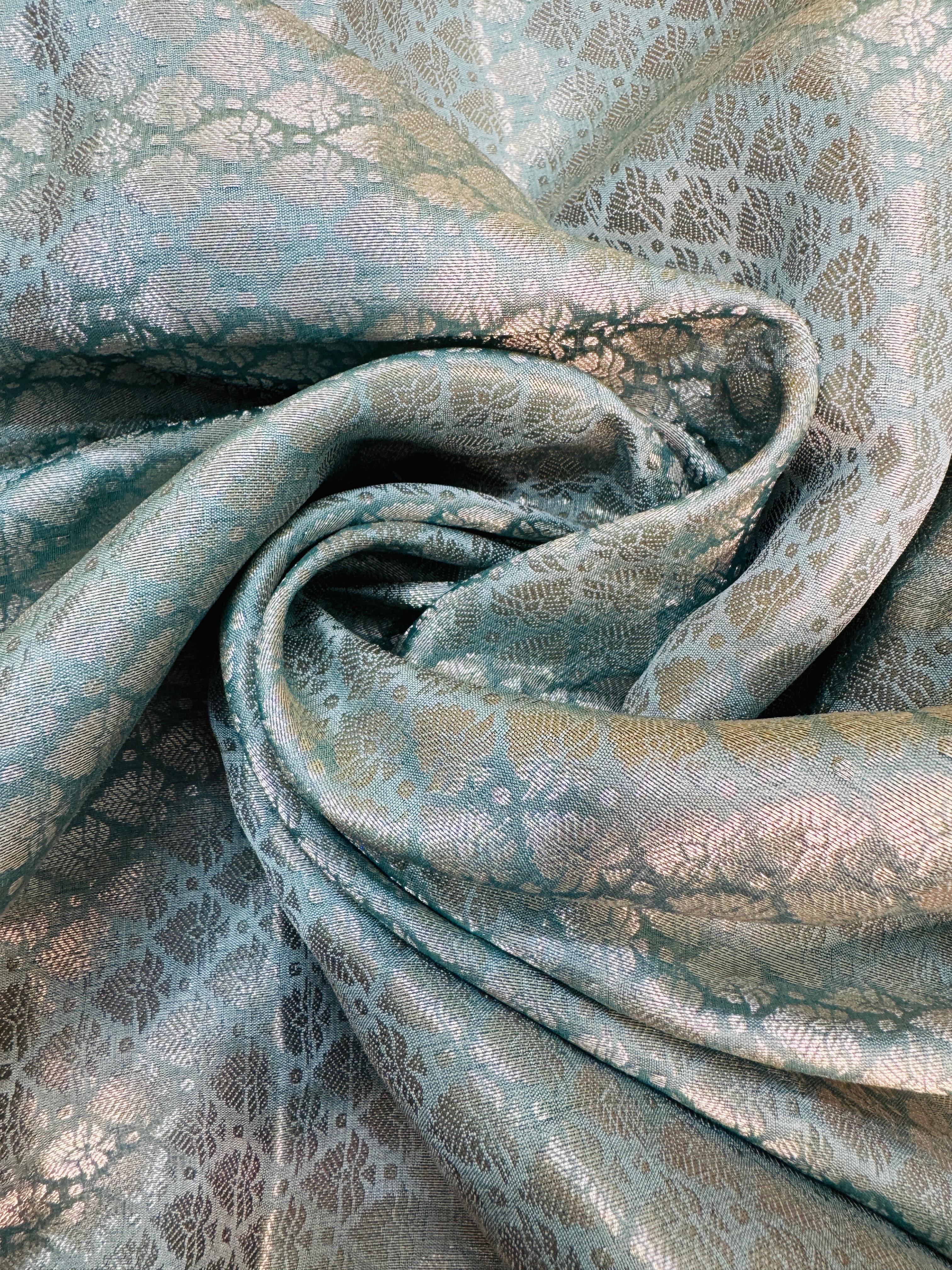 Pure Tissue Kadiyal Satin Border Saree