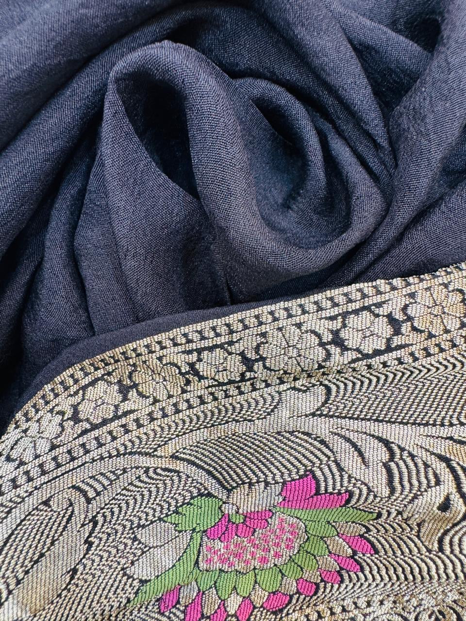 Chiffon Mina Jaal Saree