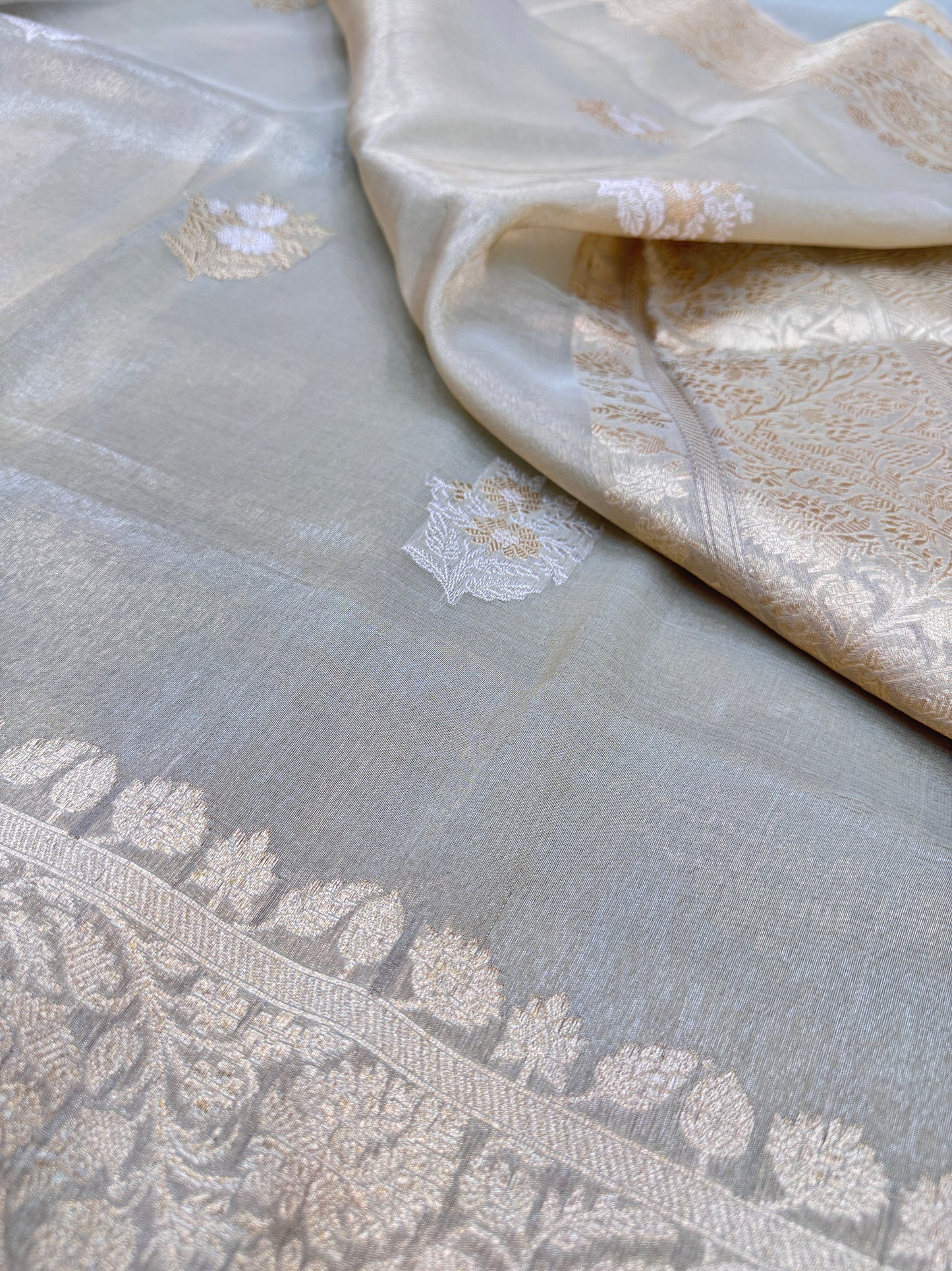 Pure Banarasi Tissue Silk Saree