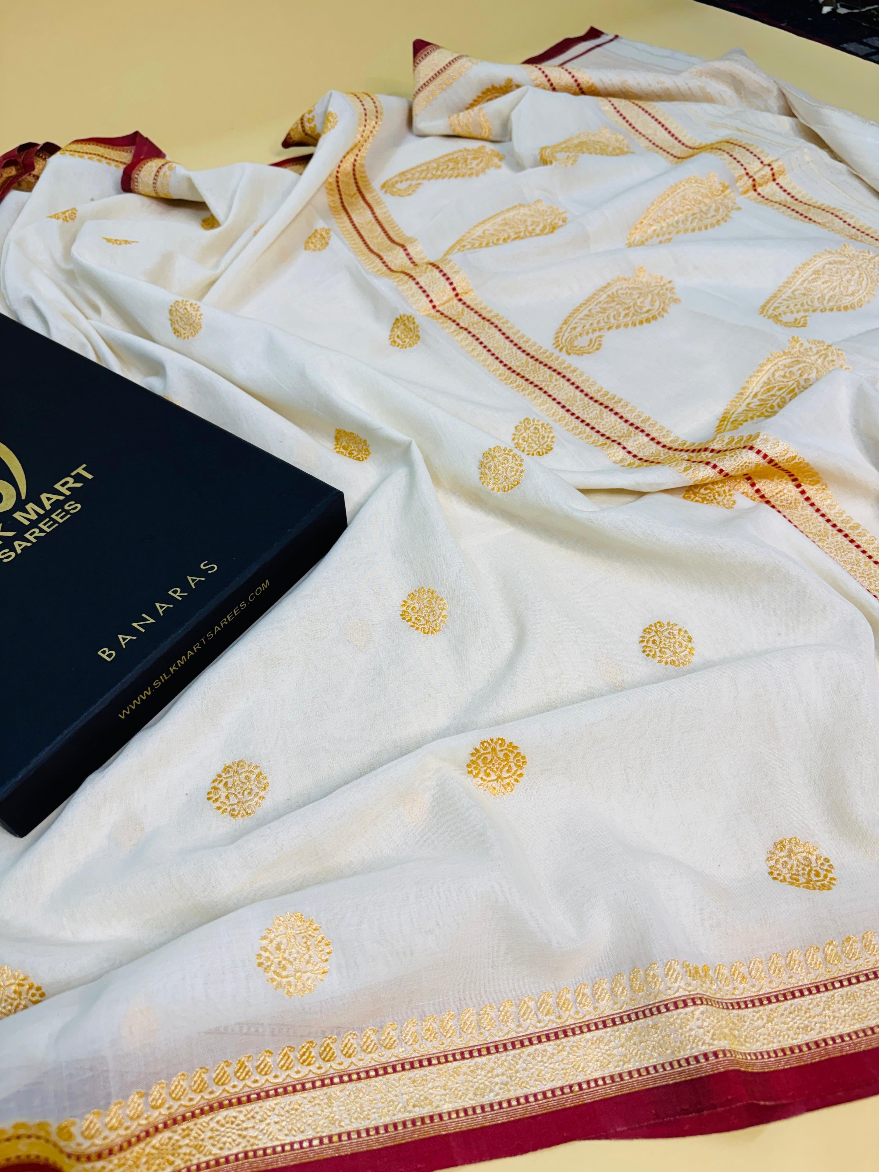 Bengali Style Buti Saree