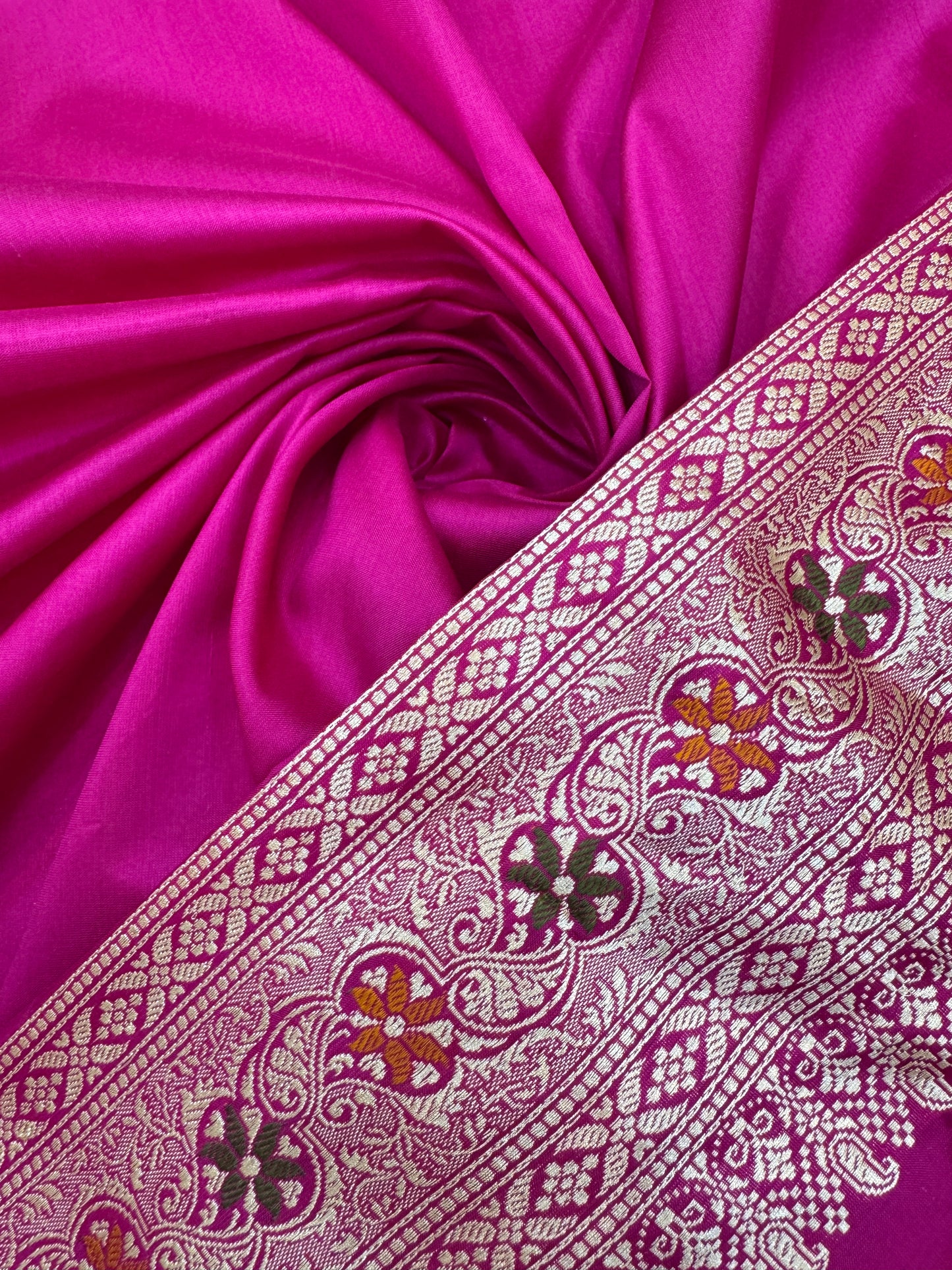 Pure Katan Silk Patli Saree