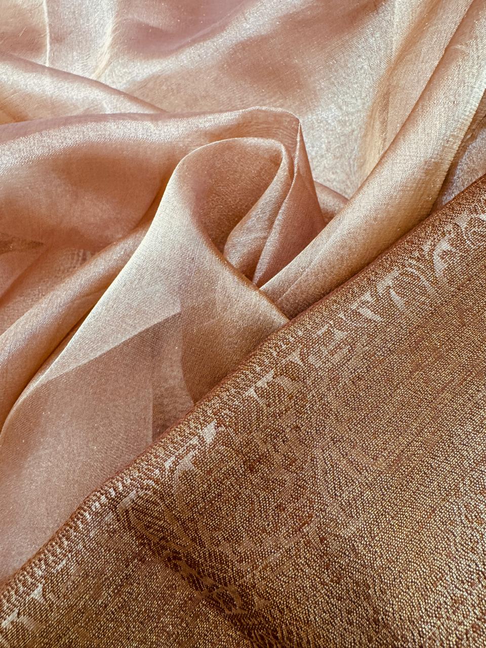 Pure Banarasi Tissue Silk Mina Buti Saree
