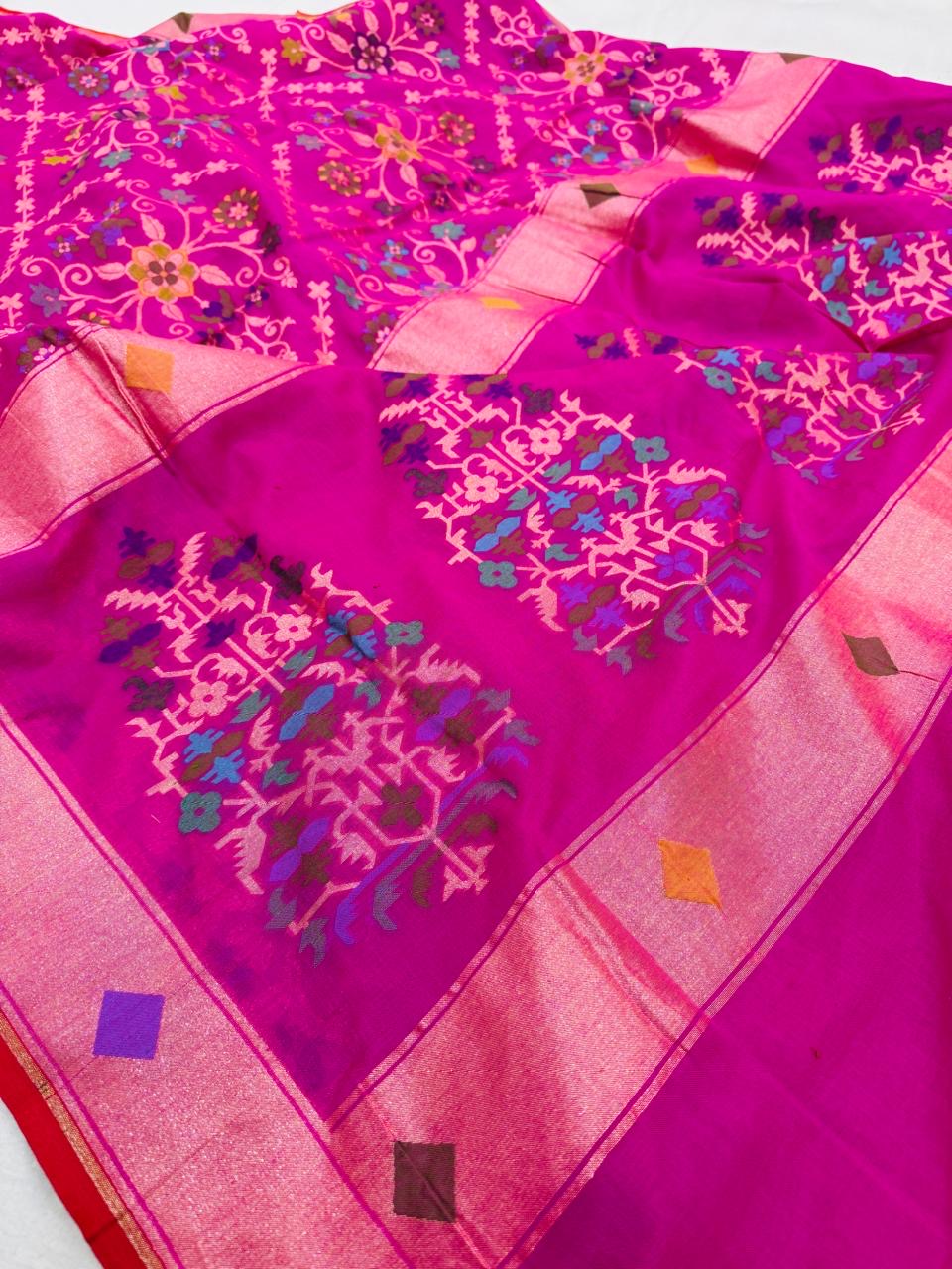 Cotton Jamdani Saree