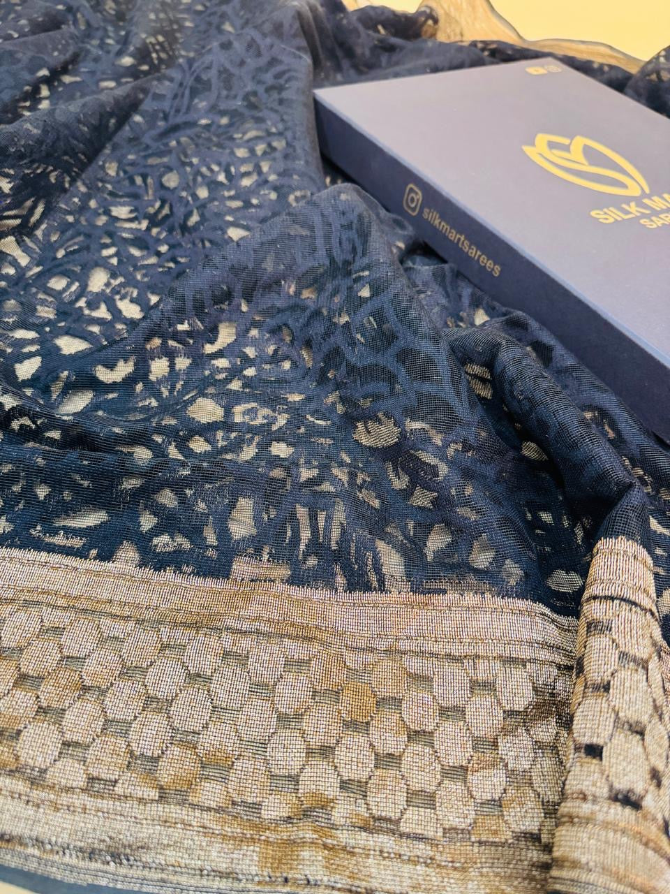 Pure Organza Net Saree
