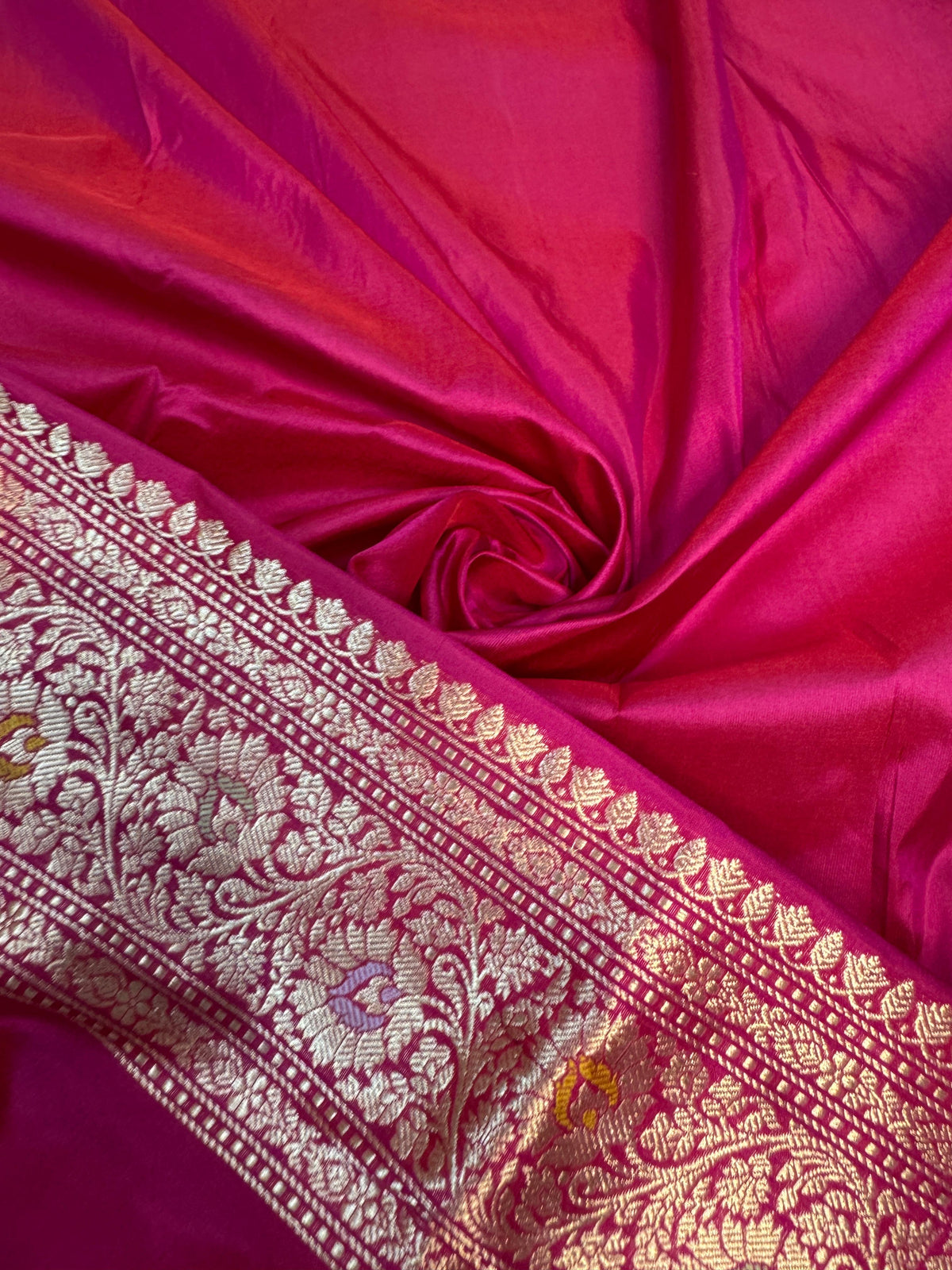 Katan Silk Mina Jaal Saree