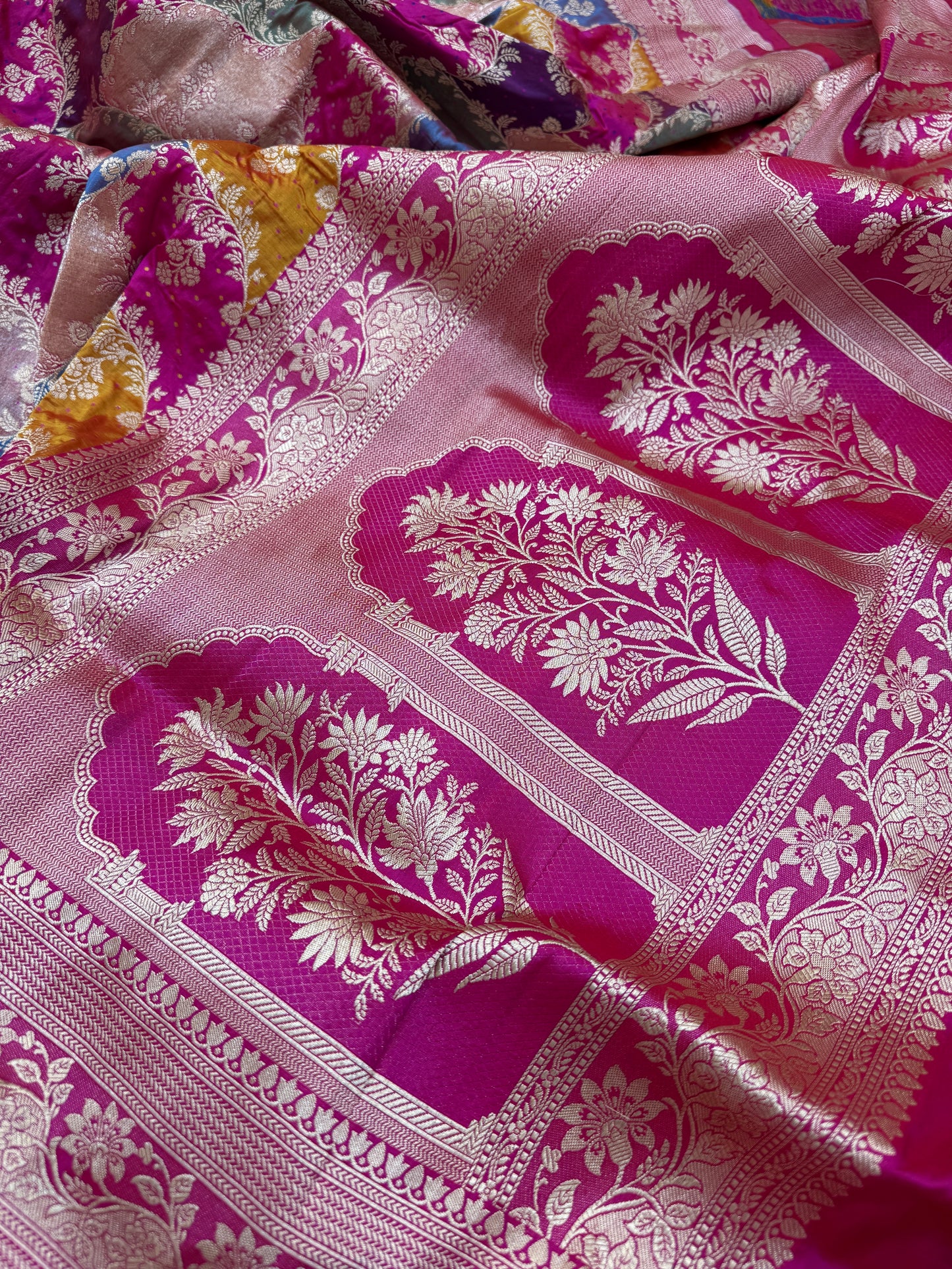 Pure Banarasi Katan Silk Rangkaat Saree