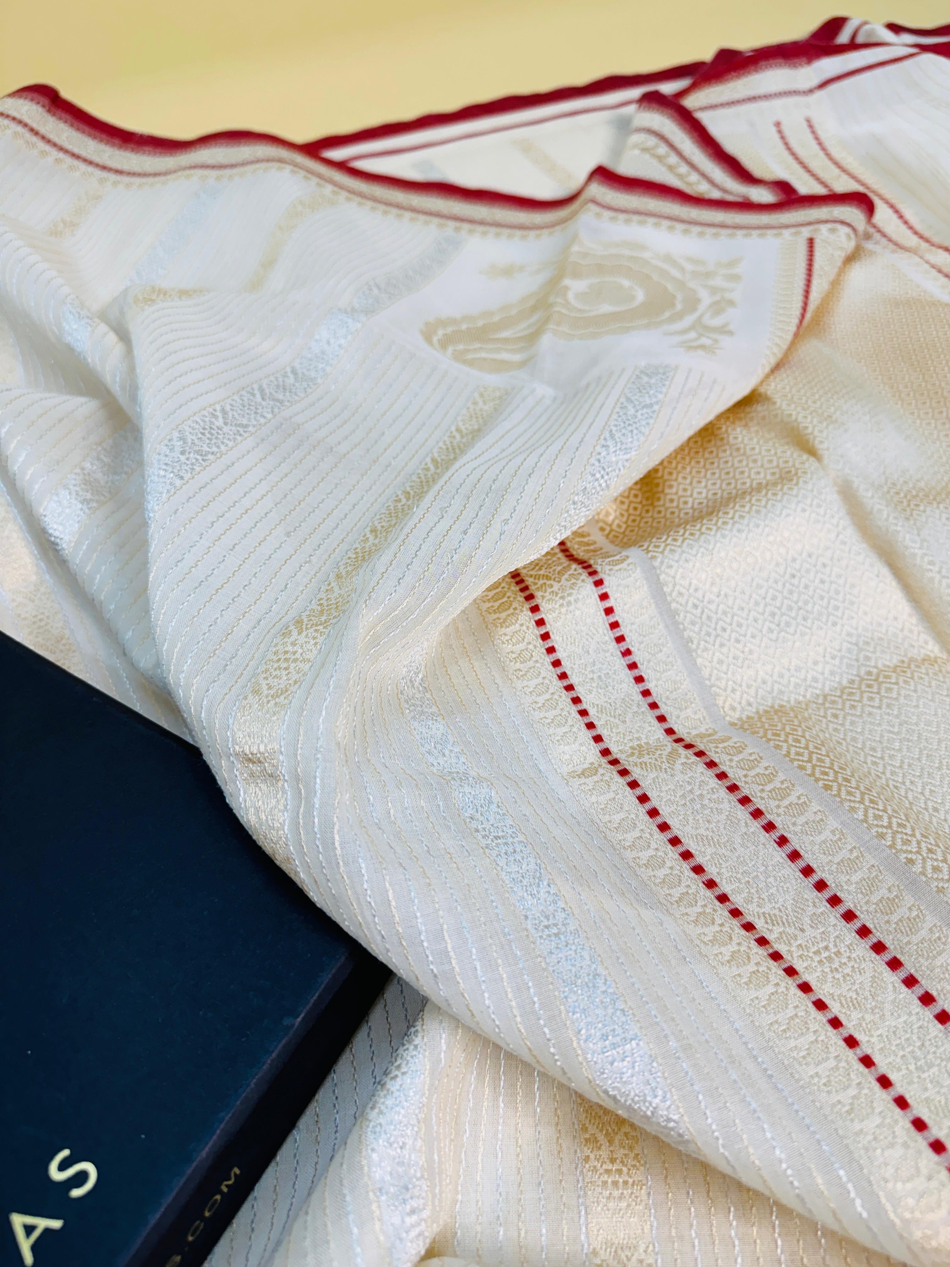 Bengali Style Buti Saree