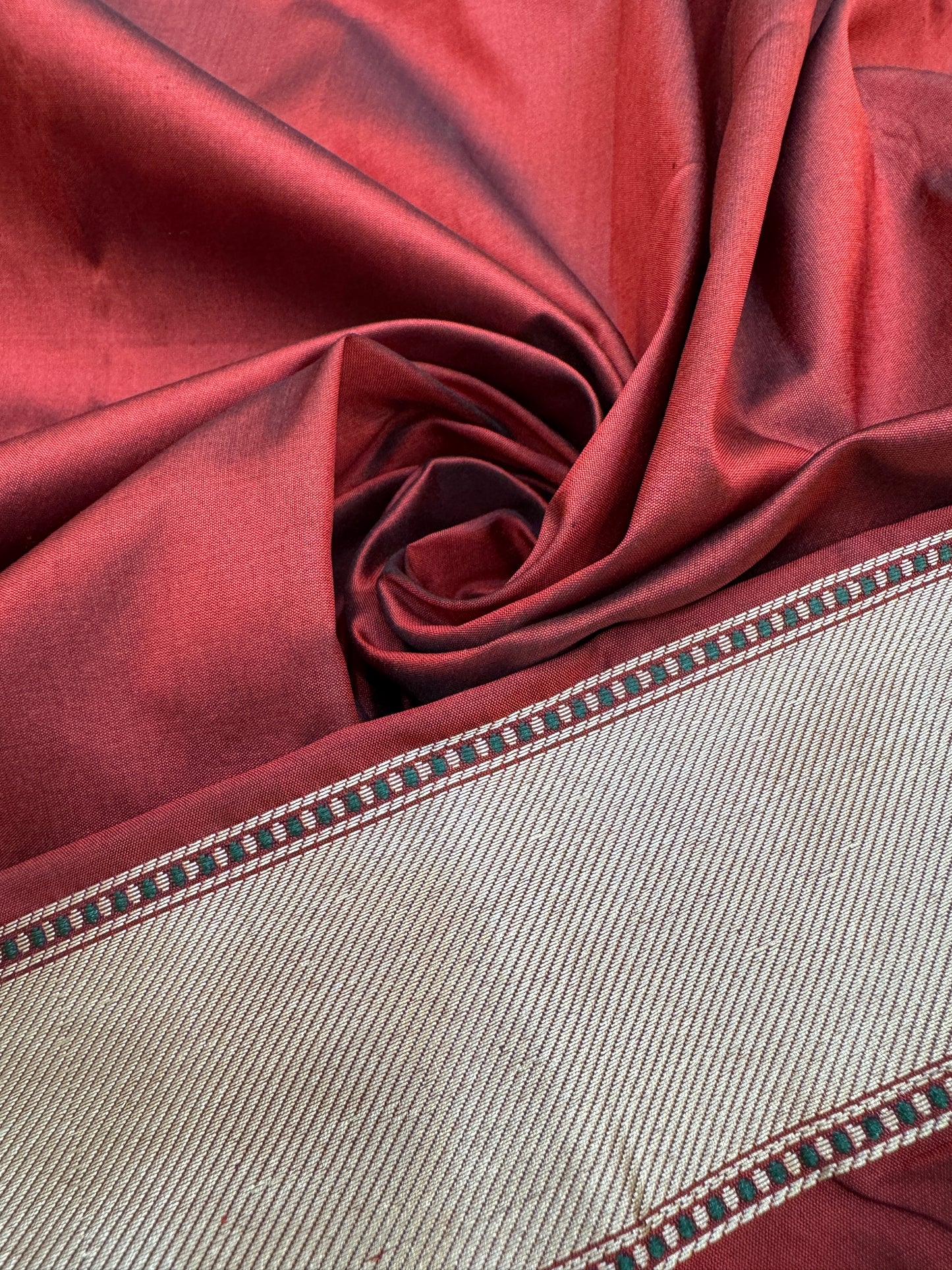Pure Banarasi Katan Silk Plain Saree