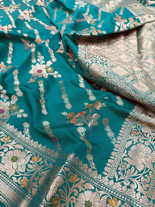 Pure Banarasi Chiniya Silk mina Buta