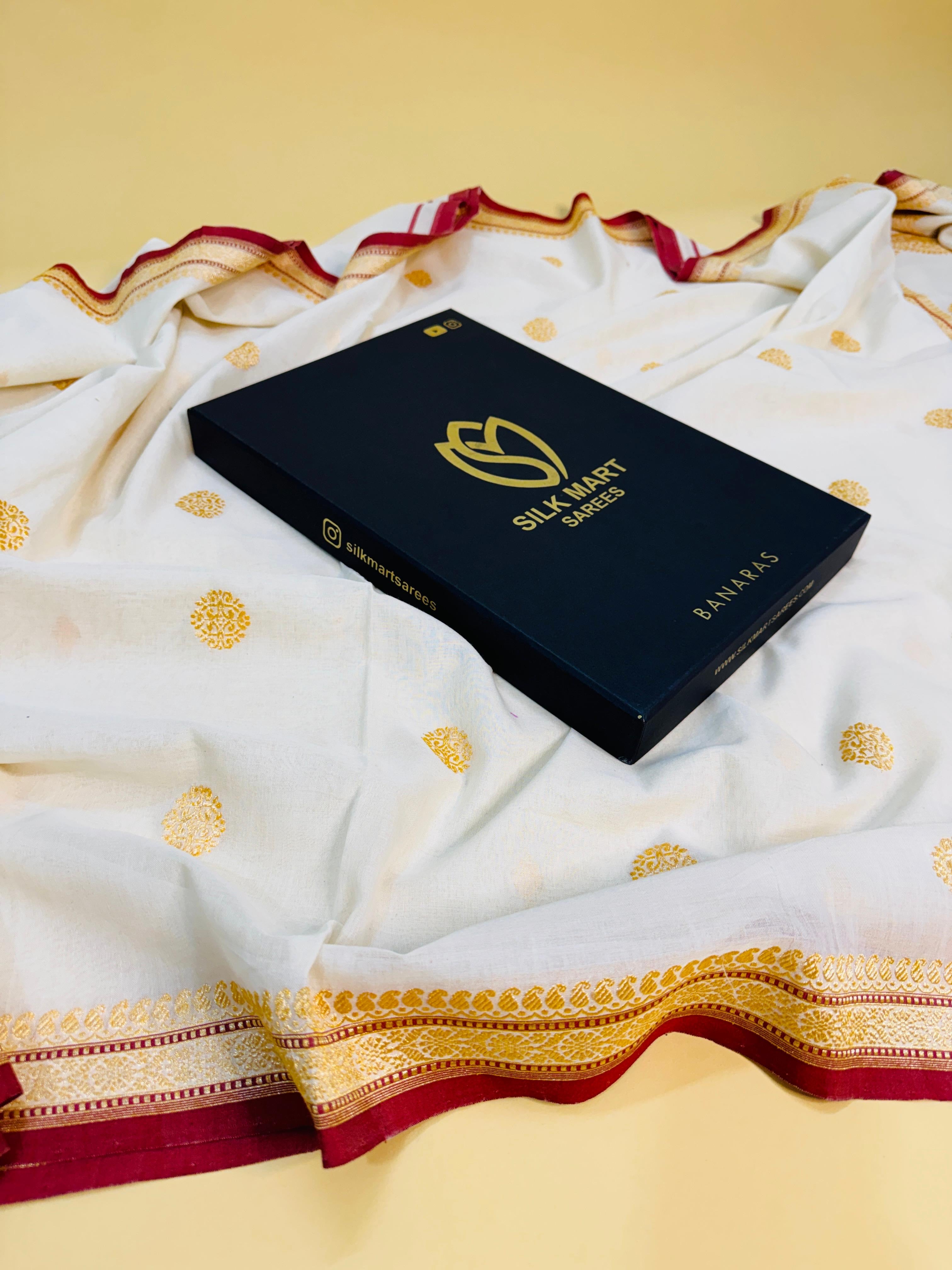 Bengali Style Buti Saree