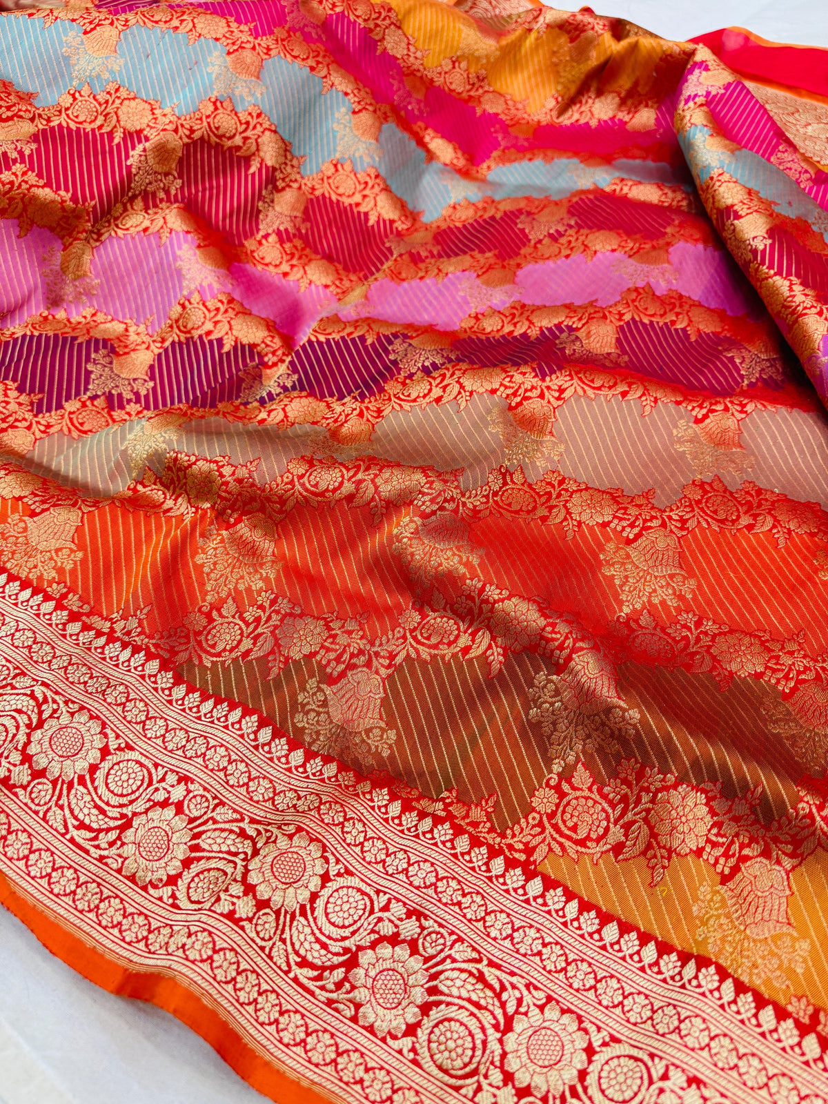 Katan Silk Rangkaat Saree