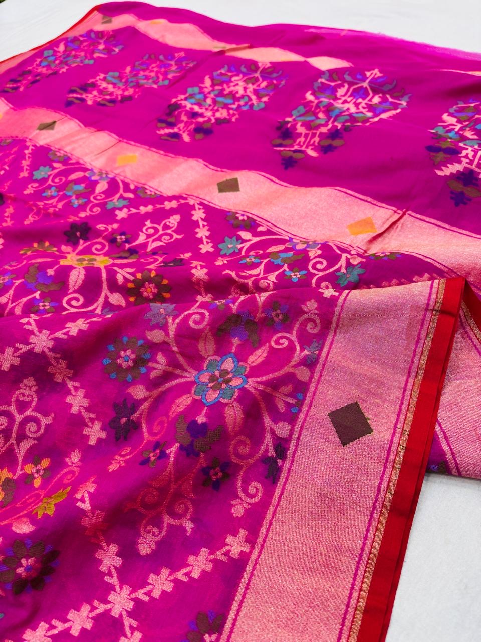 Cotton Jamdani Saree