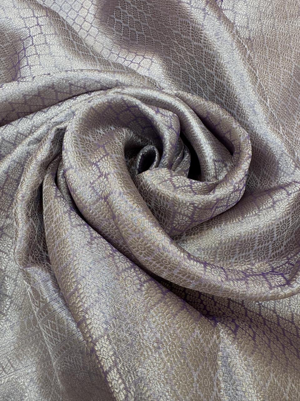 Pure Banarasi Tissue Silk Hand Embroidery Saree