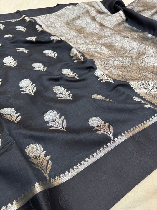 Pure Banarasi Chiniya Silk Buta Saree