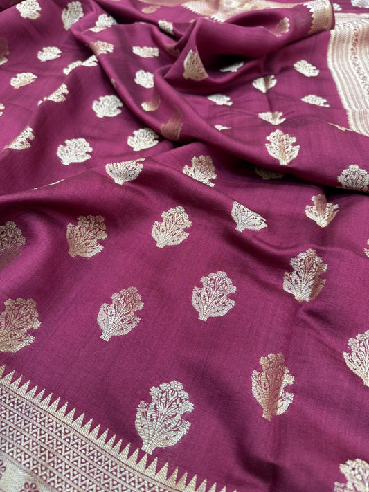 Pure Banarasi Chiniya Silk Buta Saree