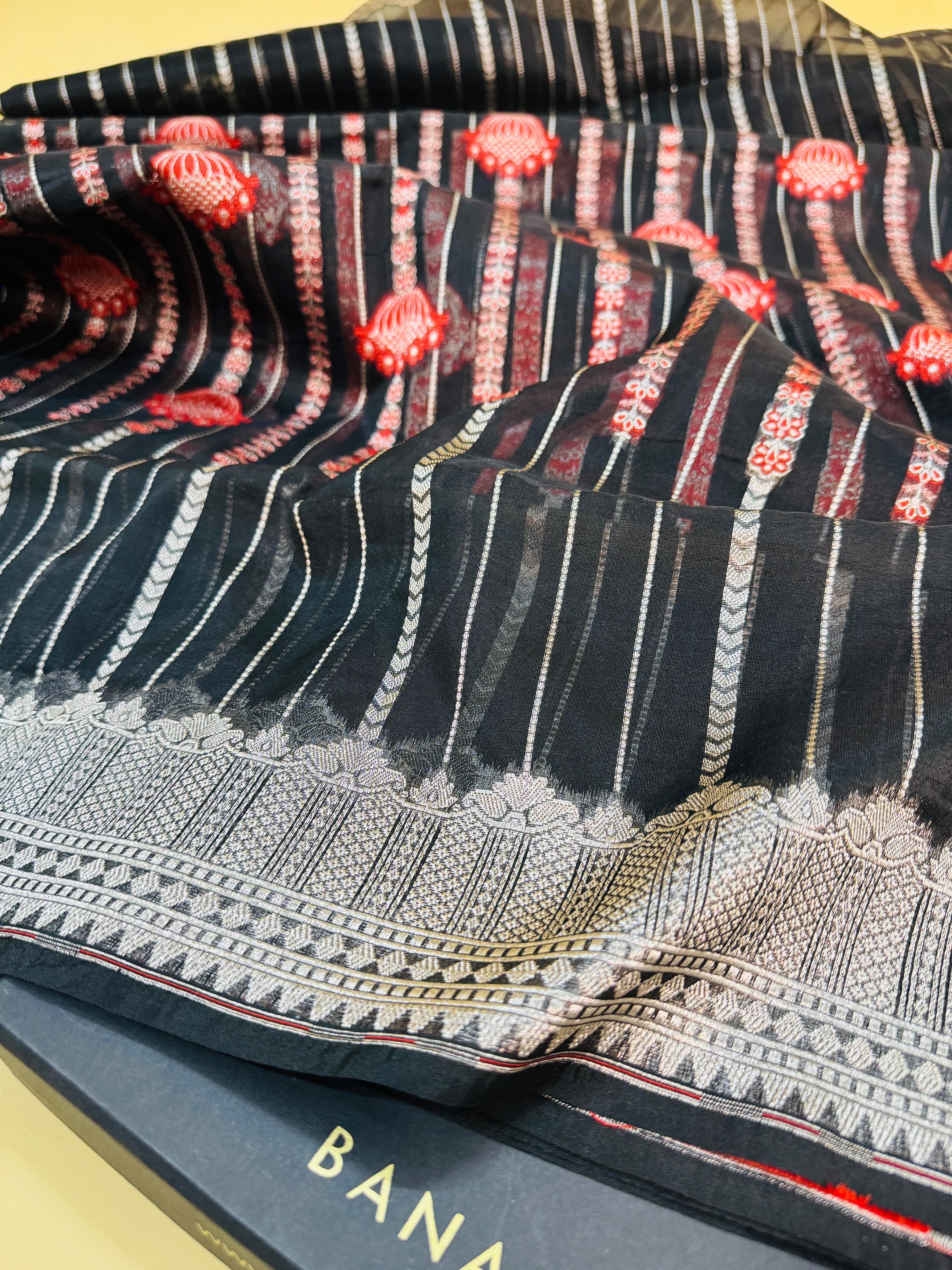 Art Silk Kora Designer Saree
