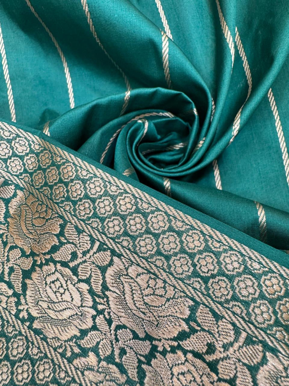 Pure Banarasi Katan Silk Rangkaat Saree