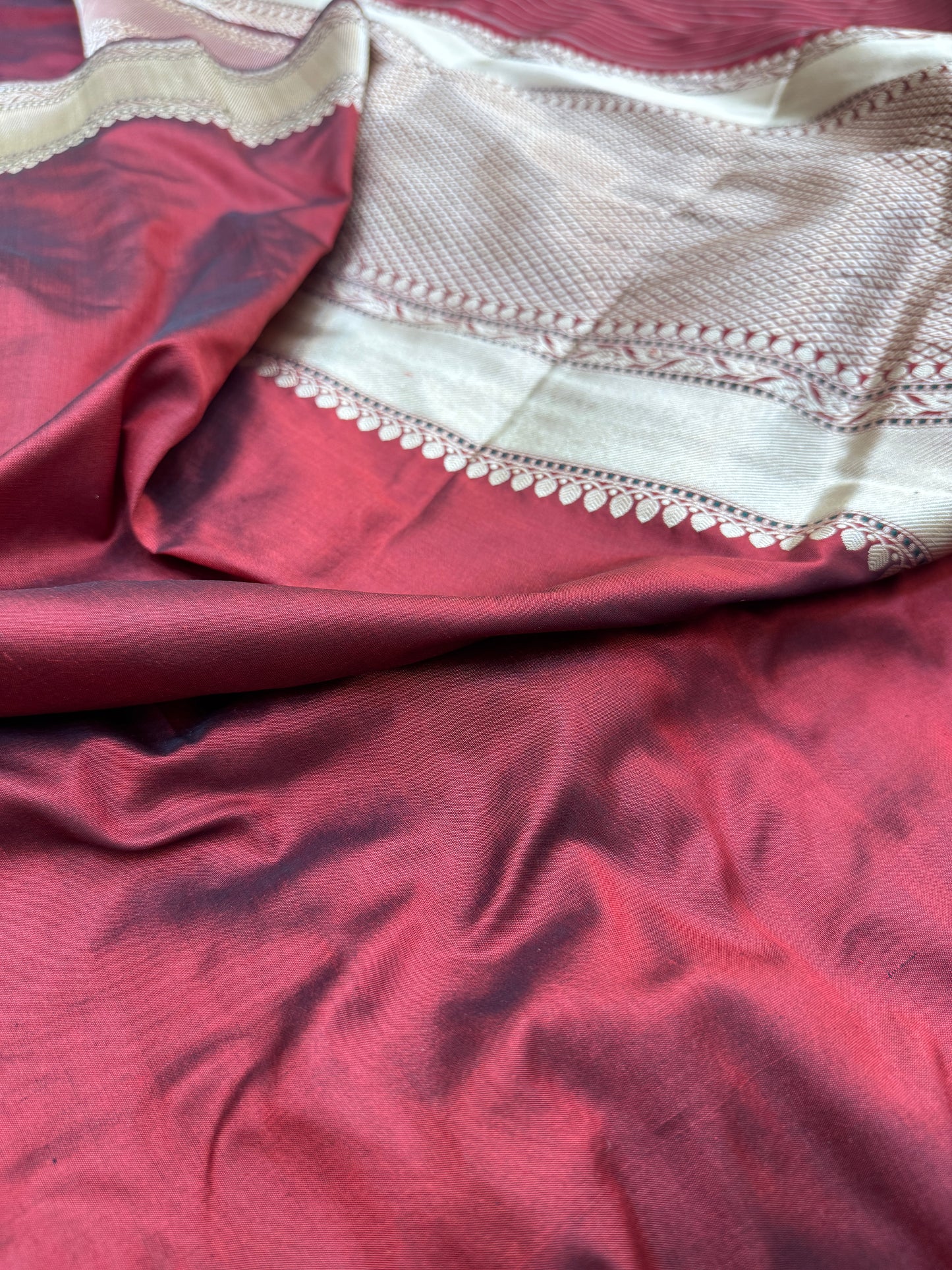 Pure Banarasi Katan Silk Plain Saree