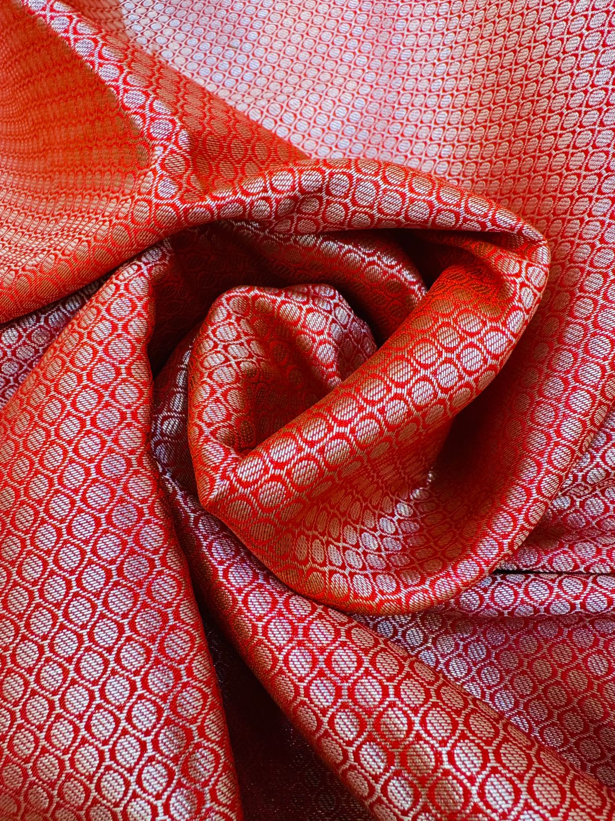 Pure Banarasi Chiniya Tissue Stripe Saree