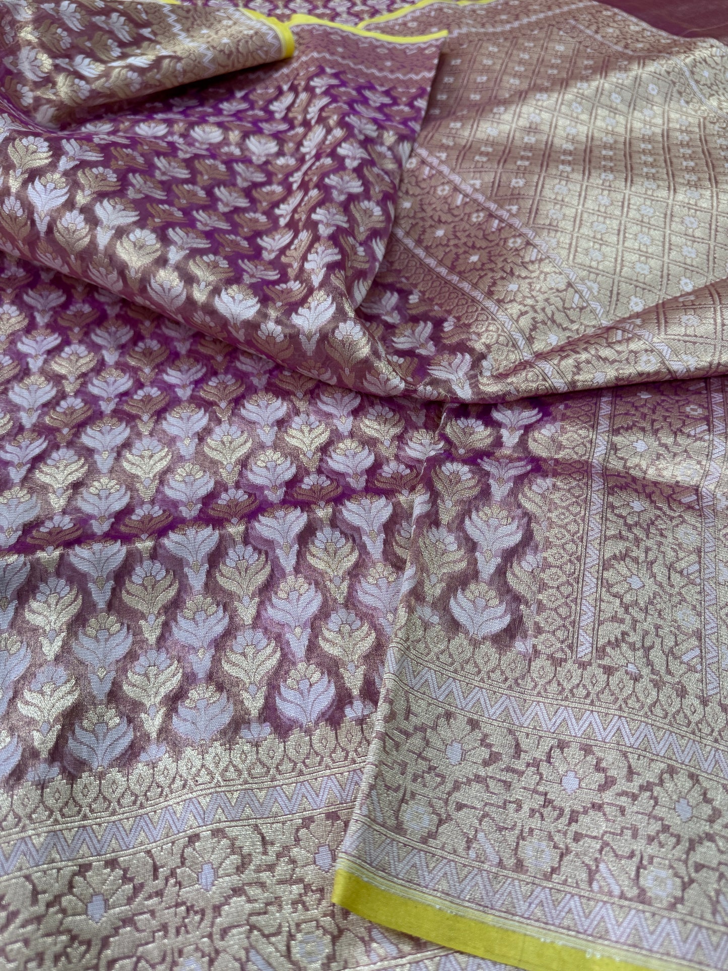 Pure Banarasi Kora Tissue Silk Saree