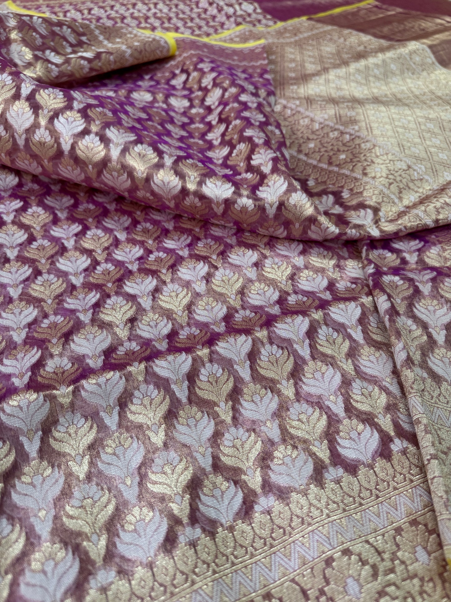 Pure Banarasi Kora Tissue Silk Saree
