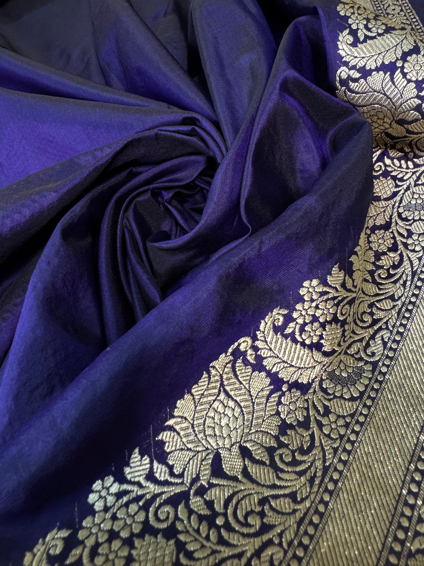 Pure Banarasi Katan Silk Rangkaat Saree