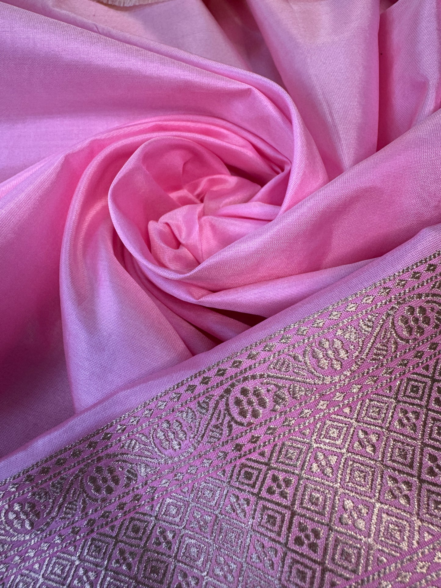 Pure Banarasi Katan Silk Rangkaat Saree