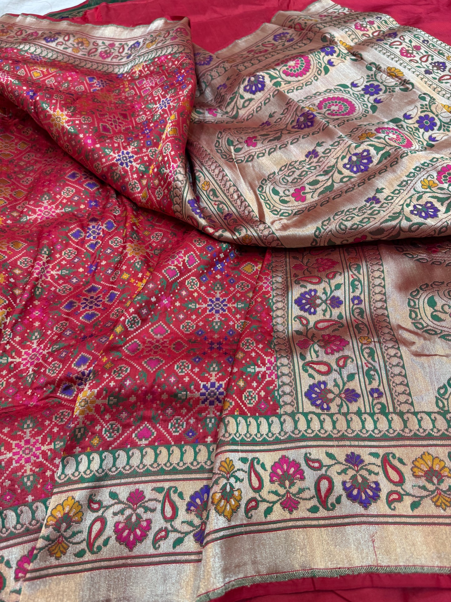 Pure Banarasi Katan Silk Patola Saree