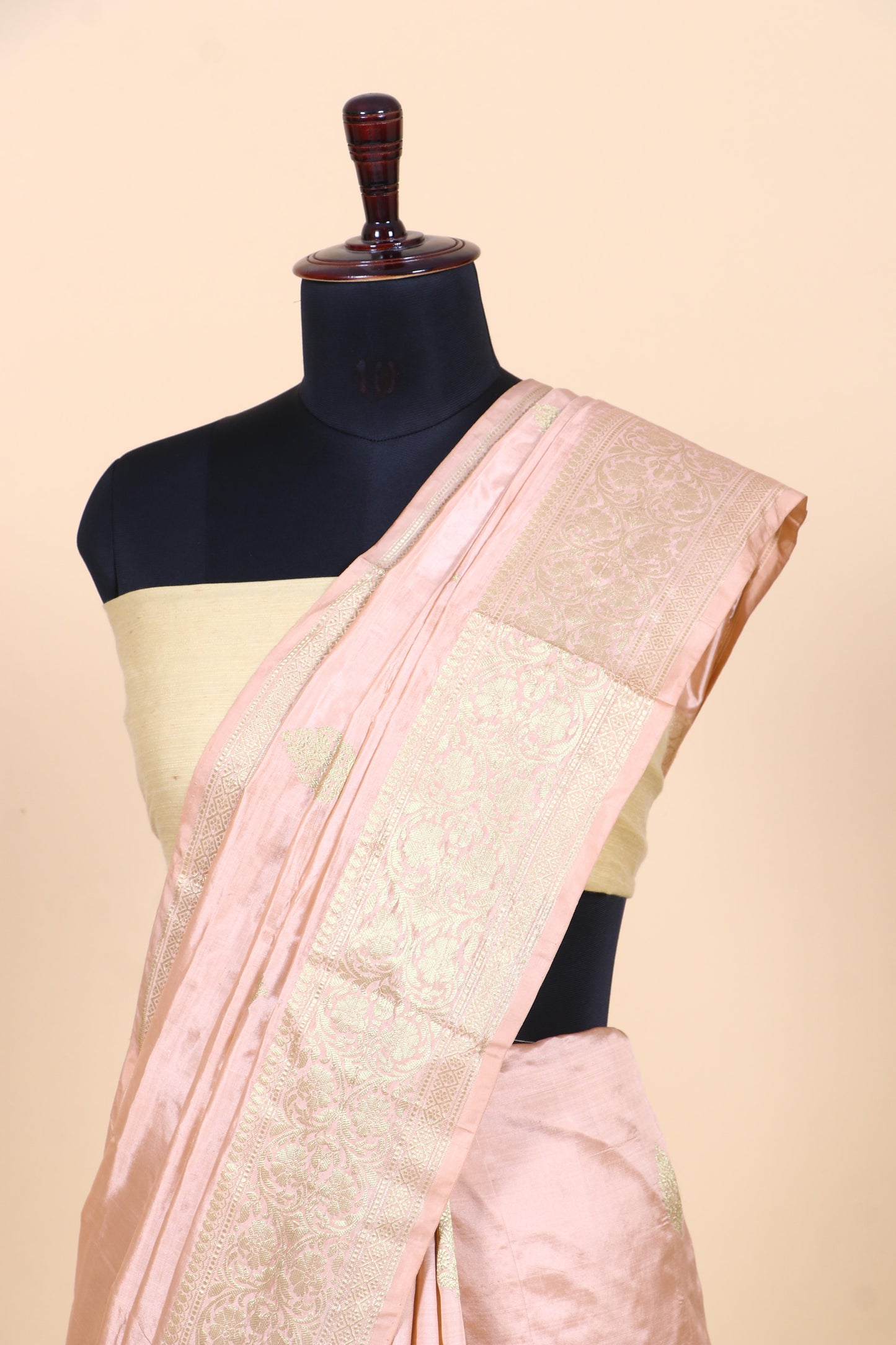 Pure Katan Silk Kadhwa Buta Banarasi Saree