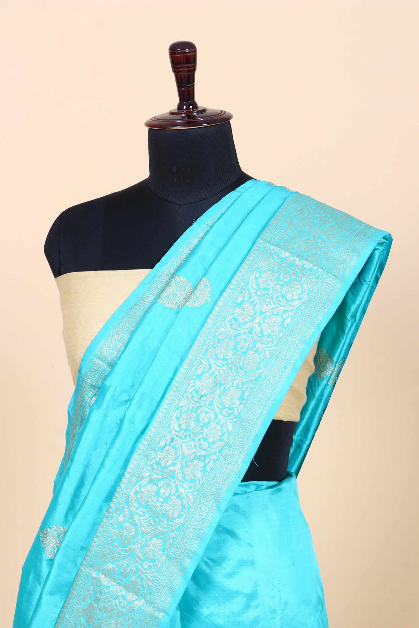 Pure Katan Silk Kadhwa Buti Banarasi Saree