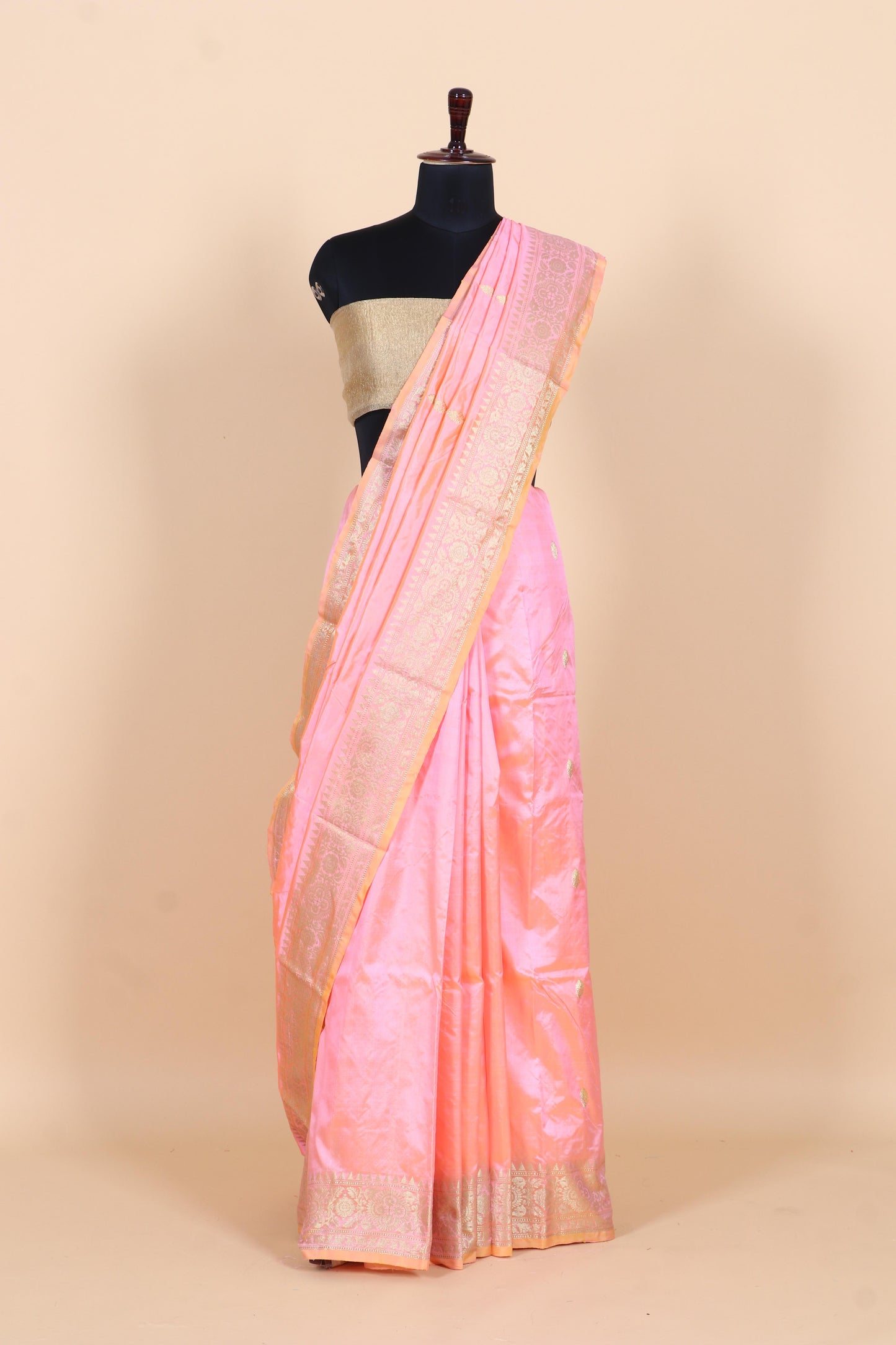 Pure Katan Silk Kadhwa Buta Banarasi Saree