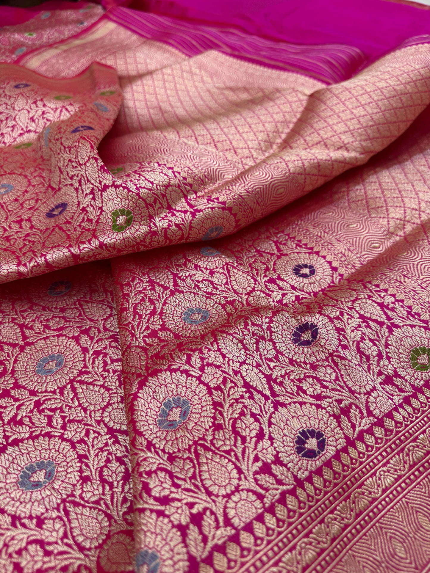 Pure Banarasi Katan Silk Brocade Saree