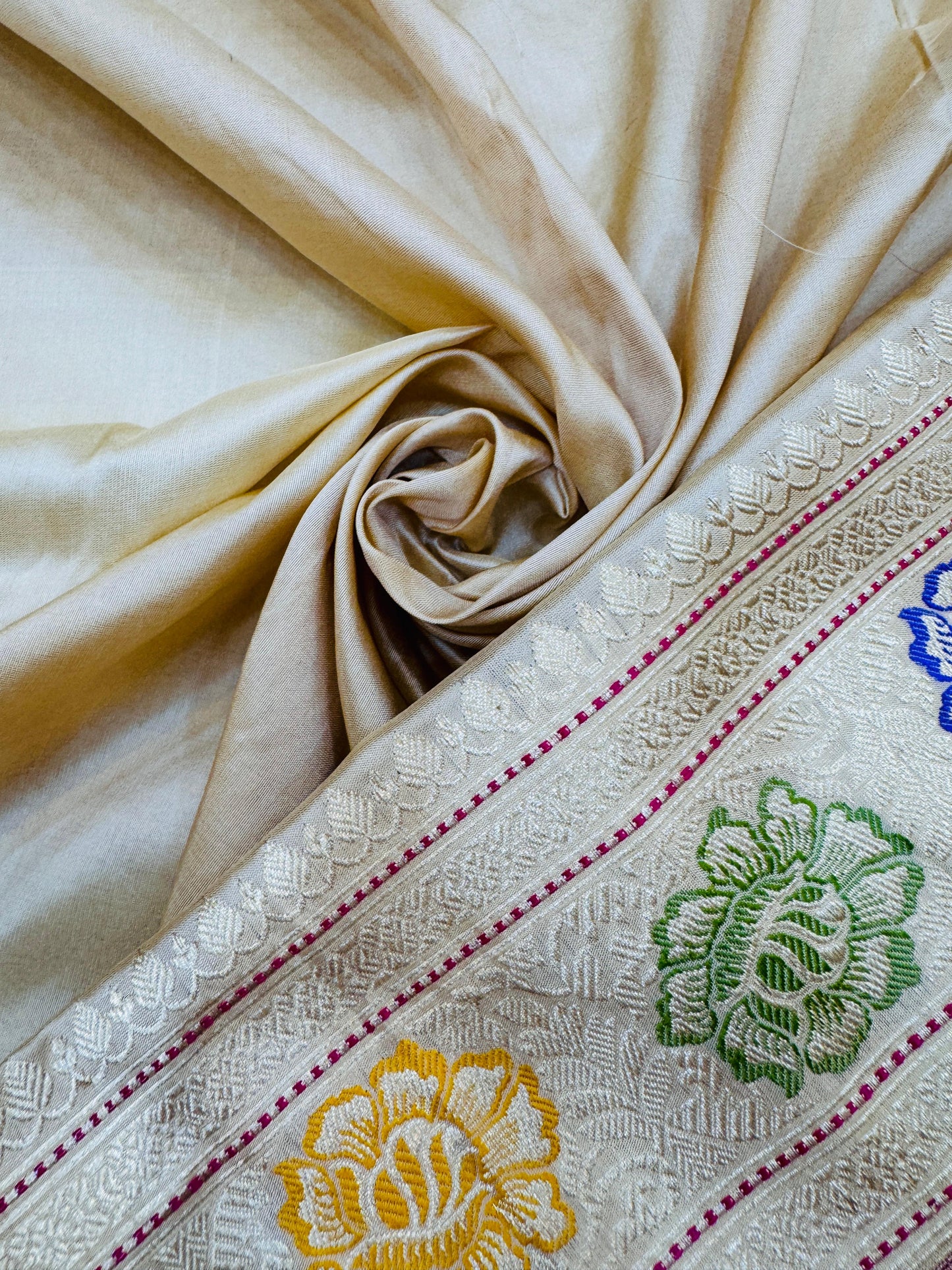 Pure Banarasi Katan Silk Rangkaat Saree